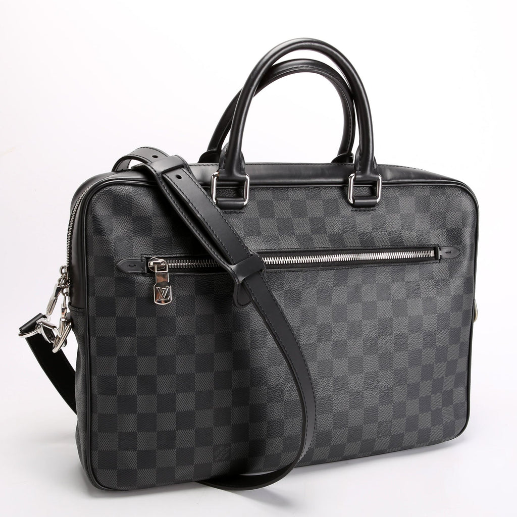 Louis Vuitton Porte Documents Jour Damier Graphite Black/Gray