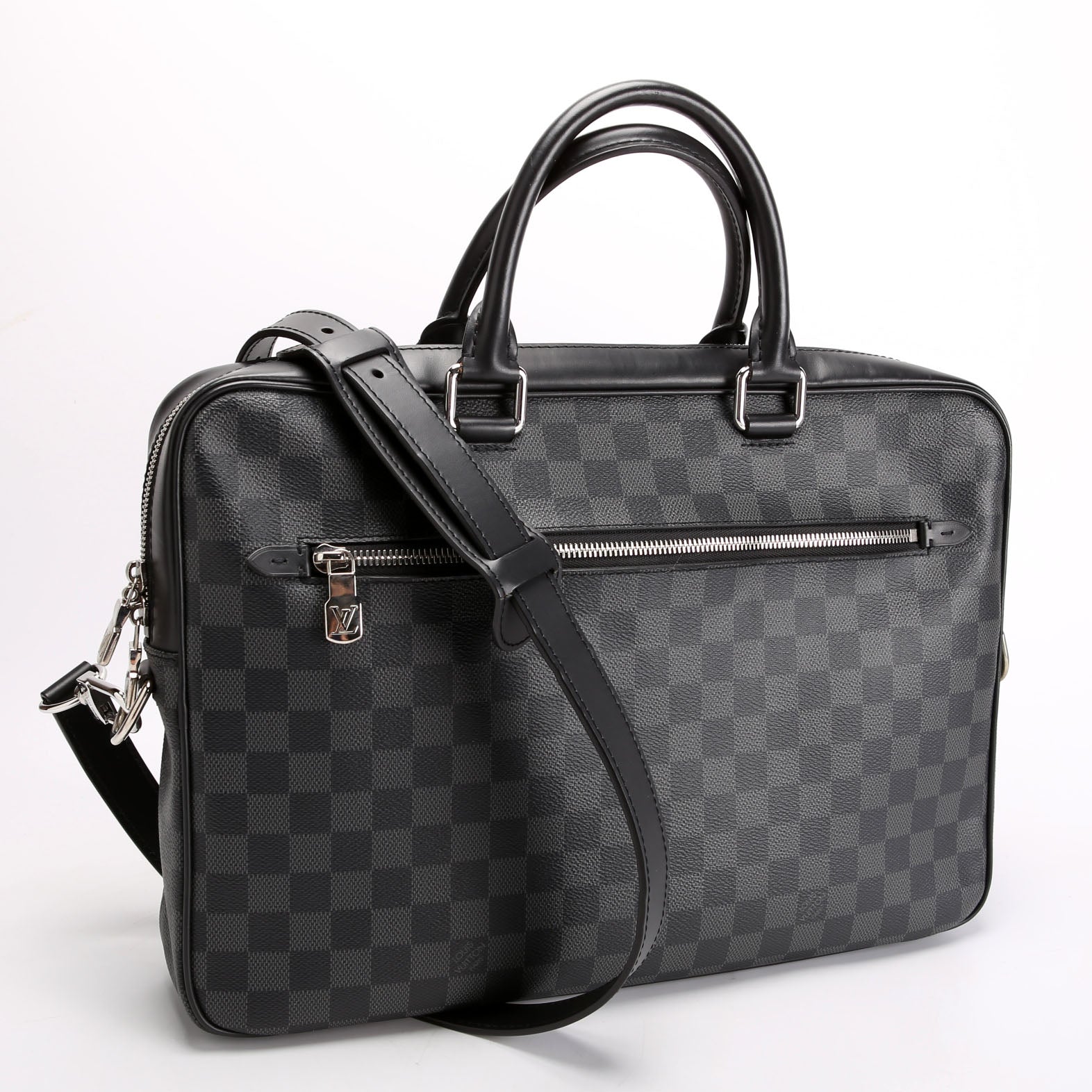 Louis Vuitton Porte Documents Jour Damier Graphite Black/Gray