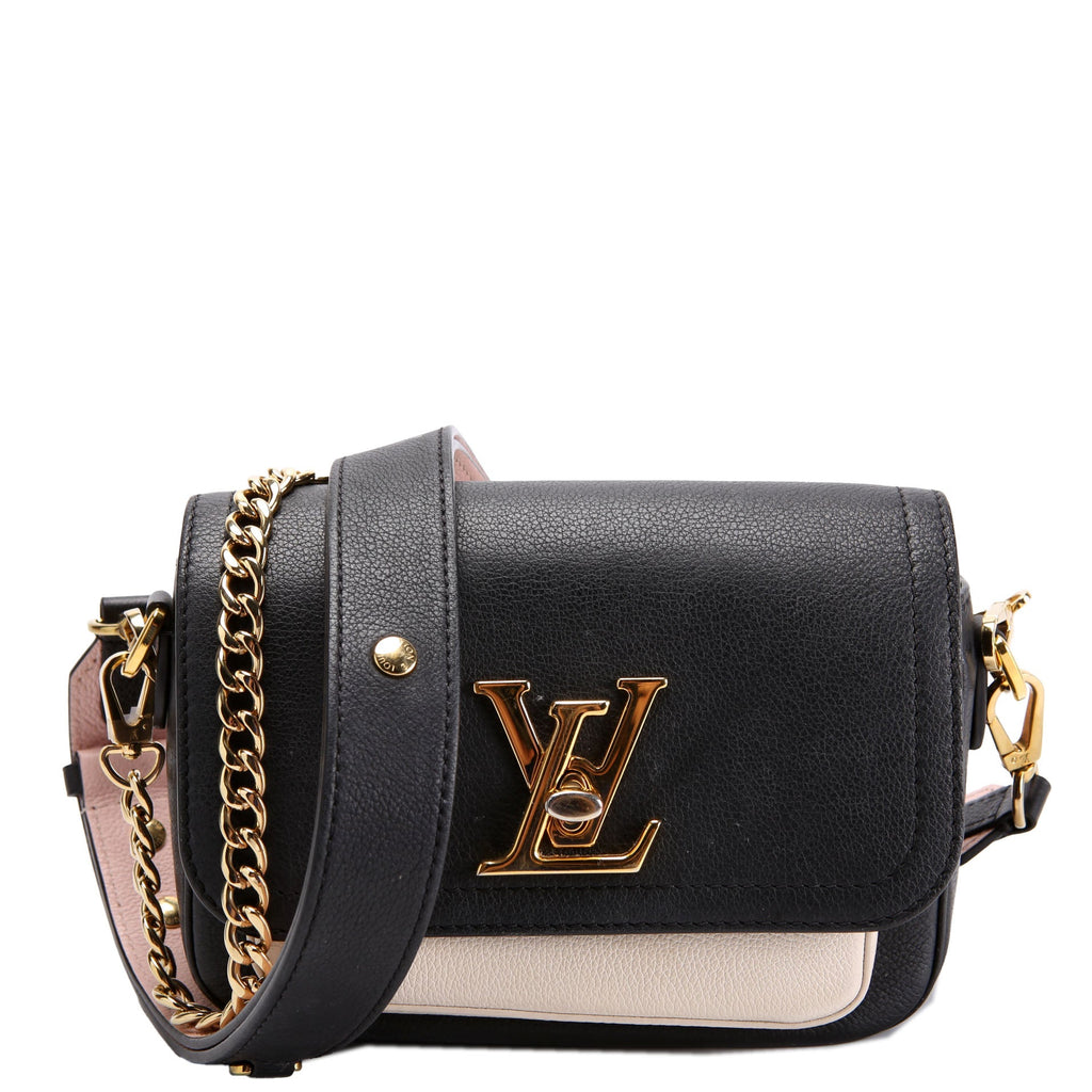 Louis Vuitton Lockme Tender Supple Calfskin Black/Cream
