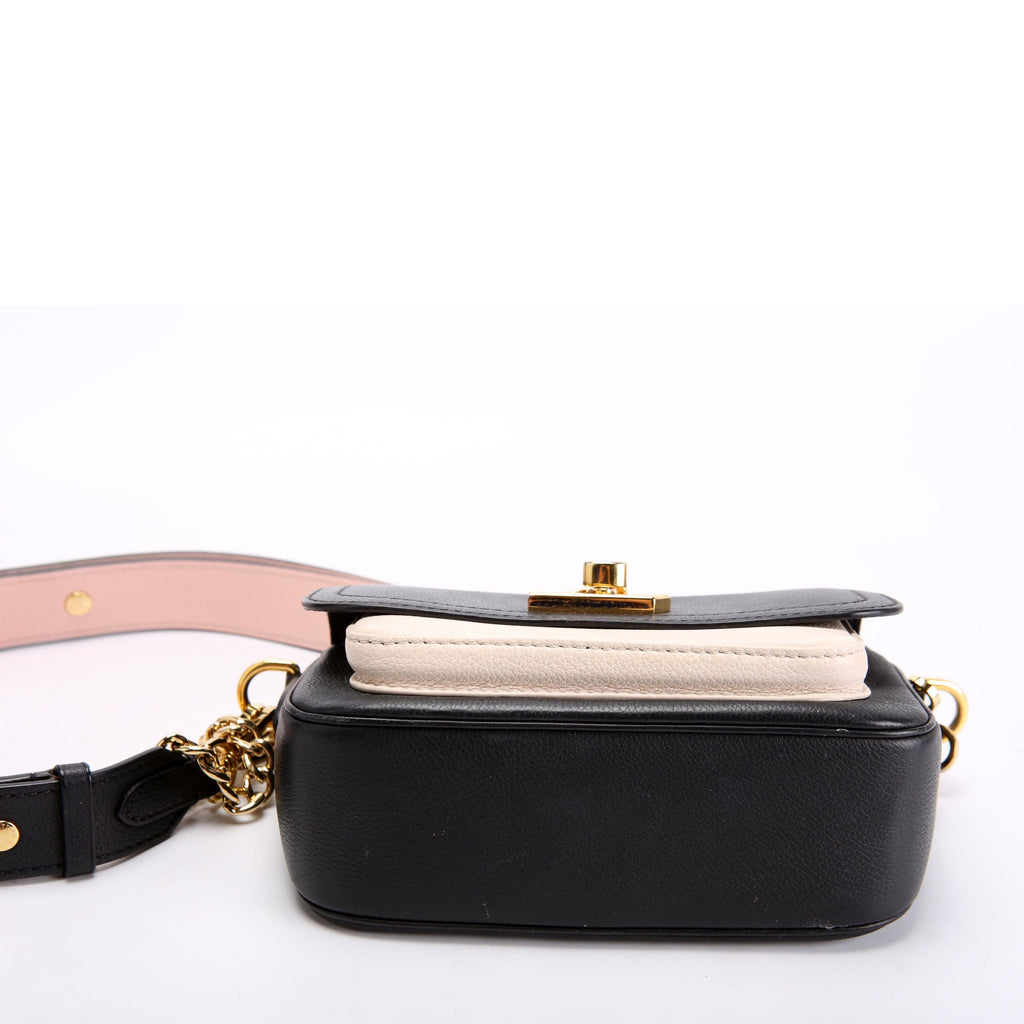 Louis Vuitton Lockme Tender Supple Calfskin Black/Cream