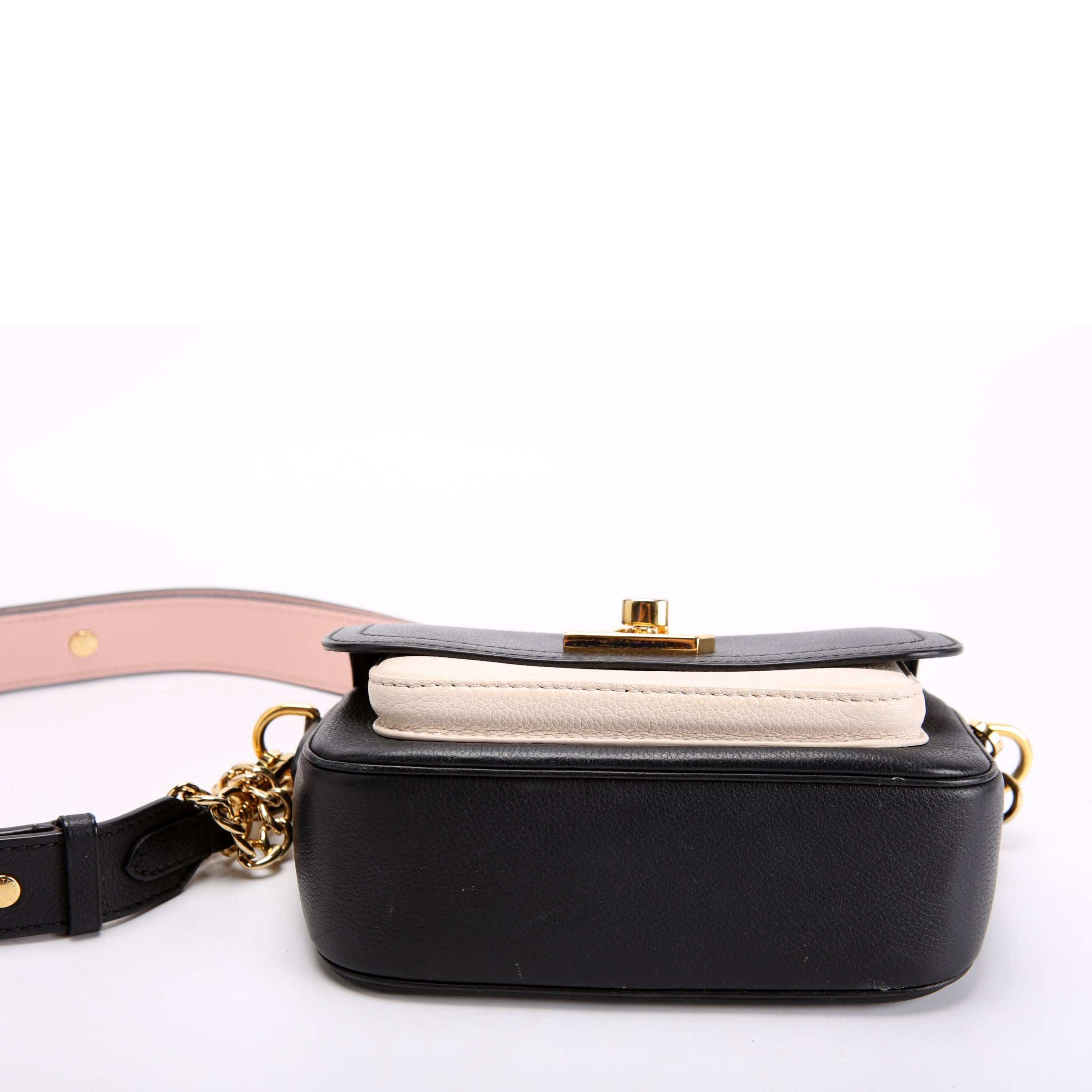 Louis Vuitton Lockme Tender Supple Calfskin Black/Cream