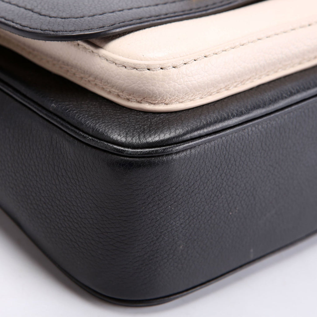 Louis Vuitton Lockme Tender Supple Calfskin Black/Cream