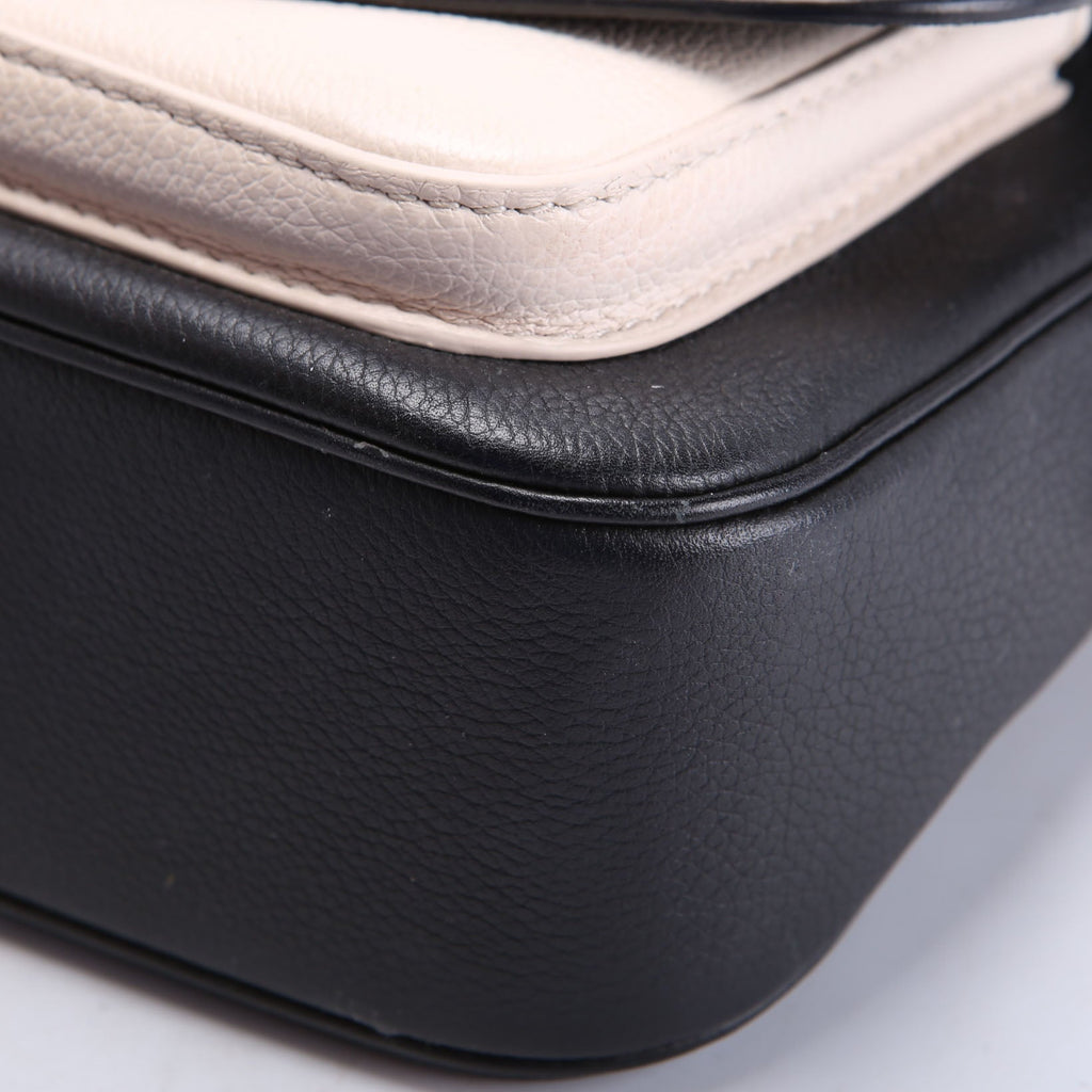 Louis Vuitton Lockme Tender Supple Calfskin Black/Cream