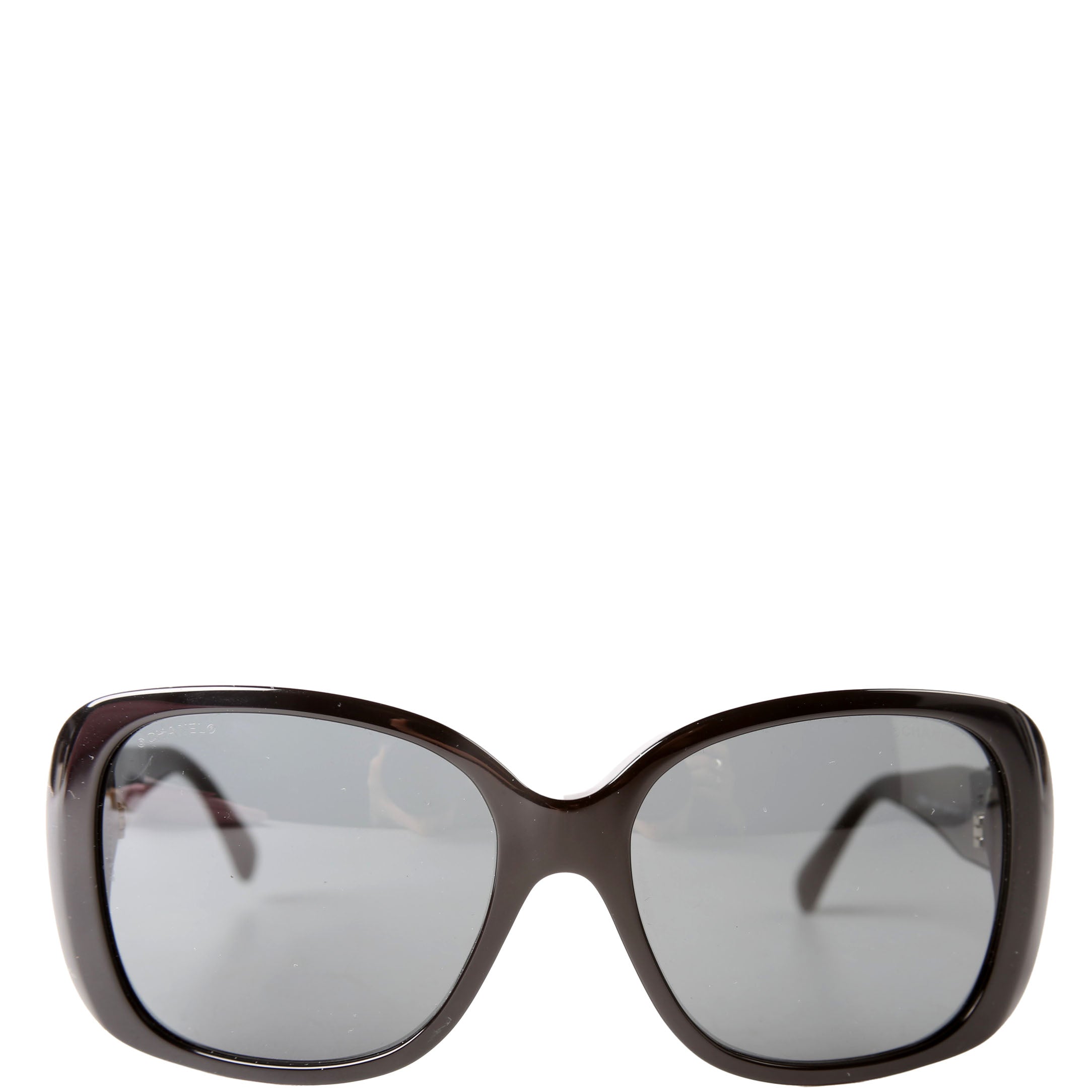 Chanel 5234-Q Square Sunglasses Black