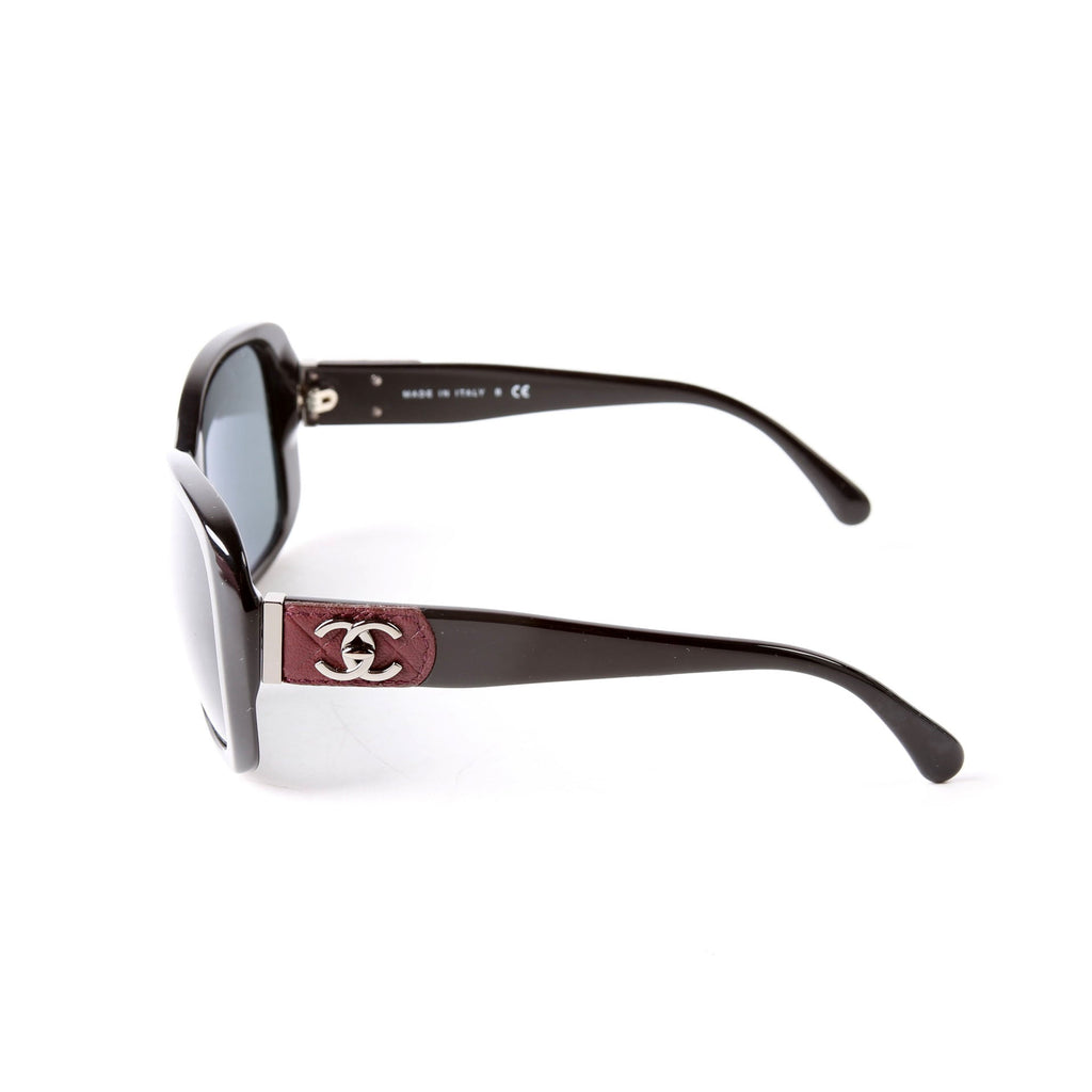 Chanel 5234-Q Square Sunglasses Black