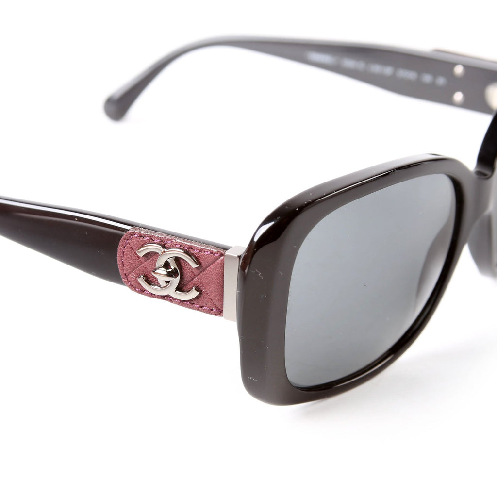 Chanel 5234-Q Square Sunglasses Black