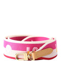 Louis Vuitton Jacquard Logo Shoulder 45MM Strap Pink/Beige