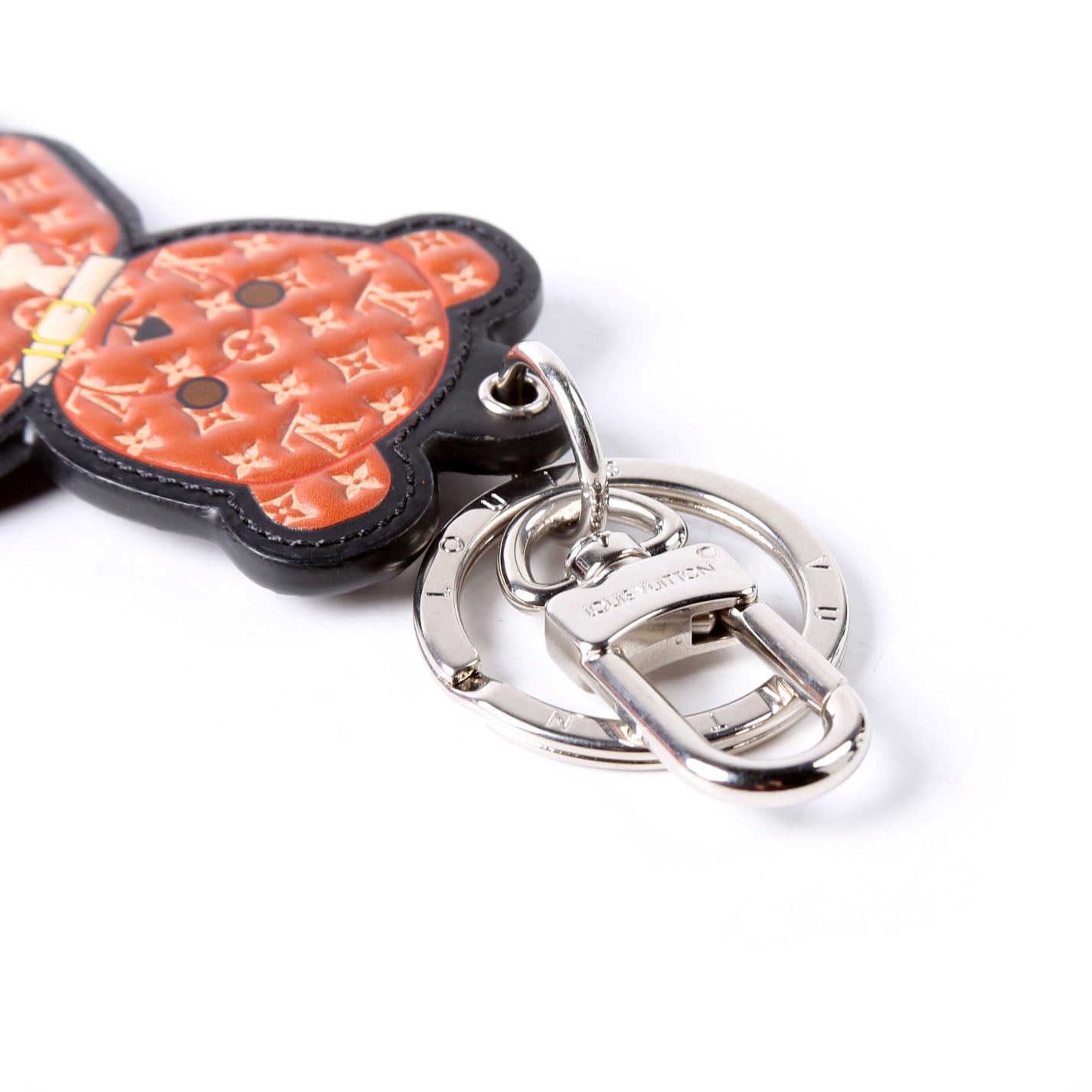Louis Vuitton Teddy Bear Key Ring Bag Charm Brown/Black