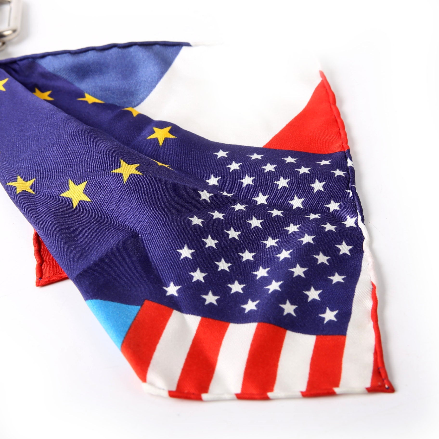 Louis Vuitton Silk Flags Bag Charm Multicolor