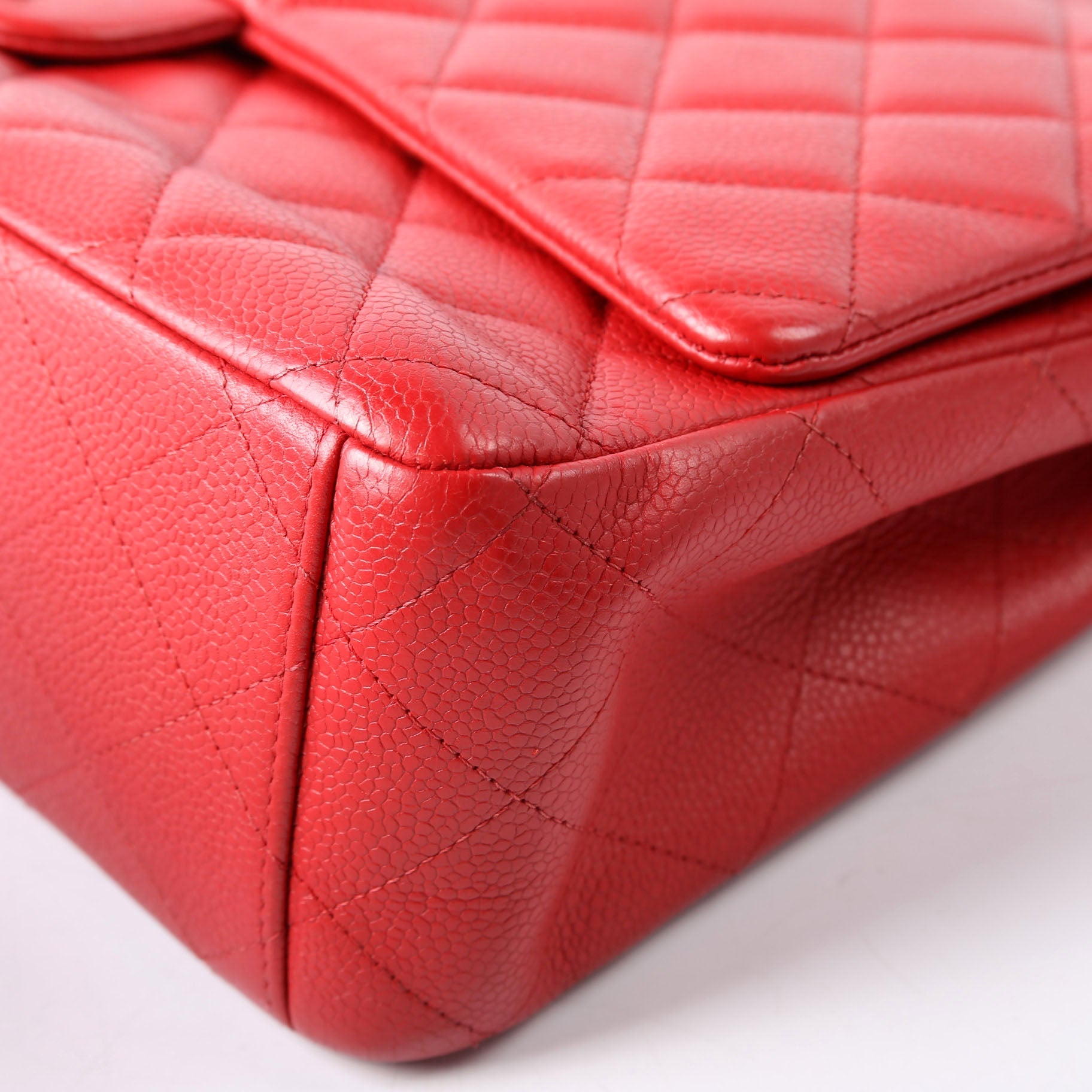Chanel Classic Flap Max Caviar 18M Red