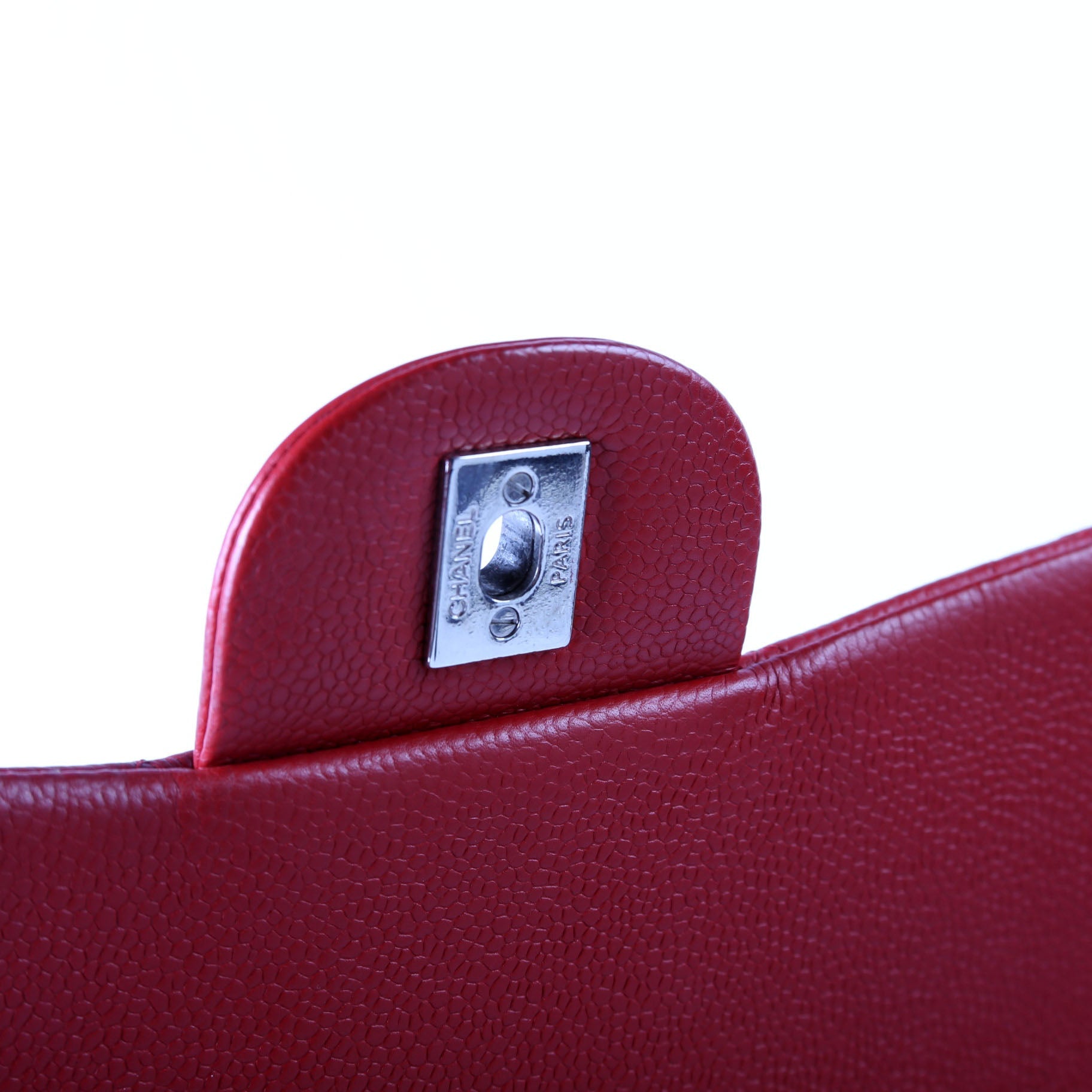 Chanel Classic Flap Max Caviar 18M Red