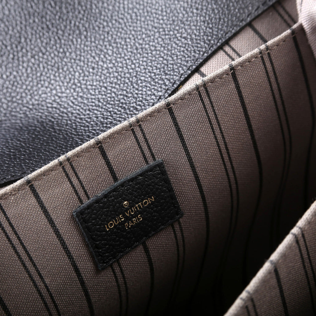 Louis Vuitton Pochette Metis Empreinte Black