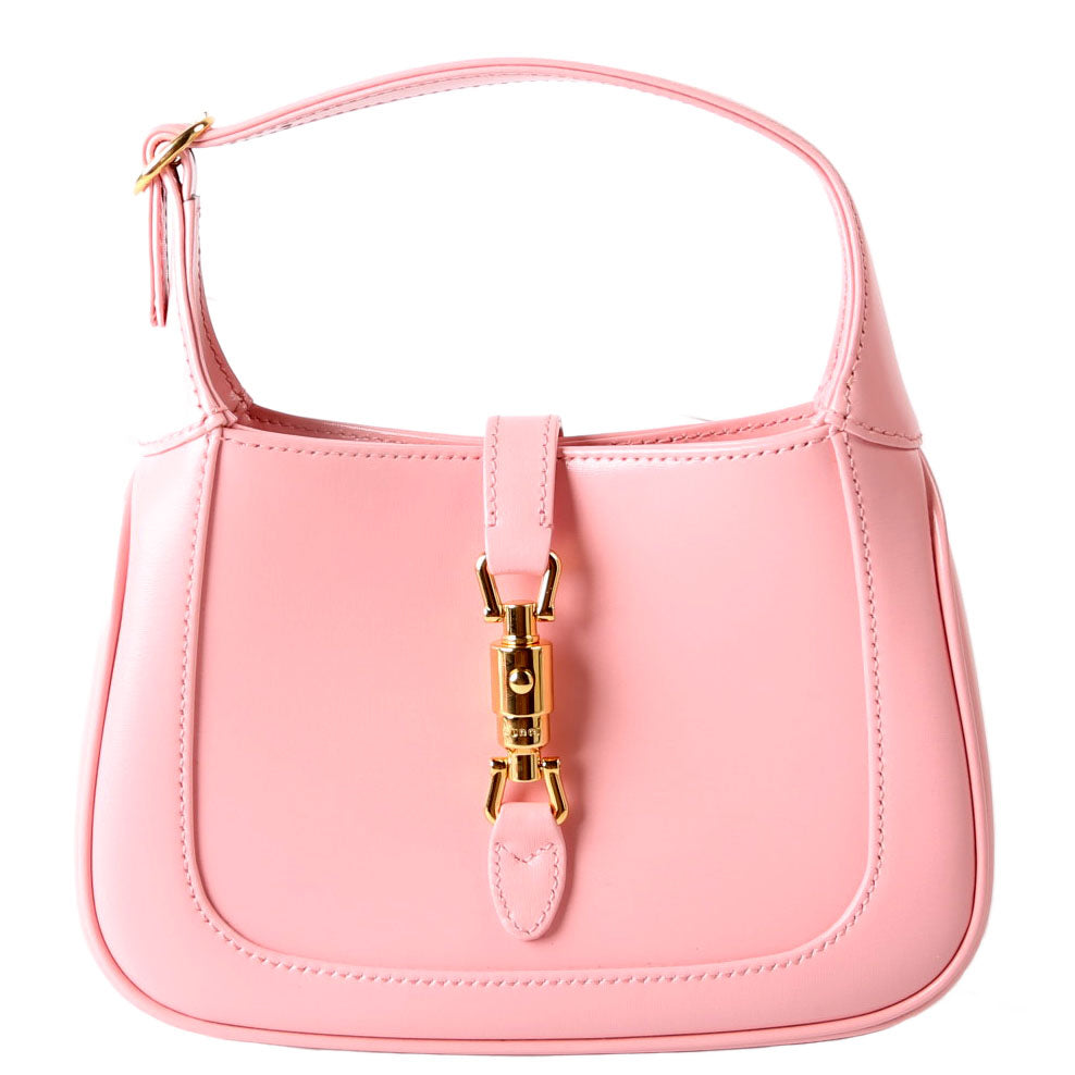 Gucci 637091 Jackie 1961 Mini Hobo Leather Pink