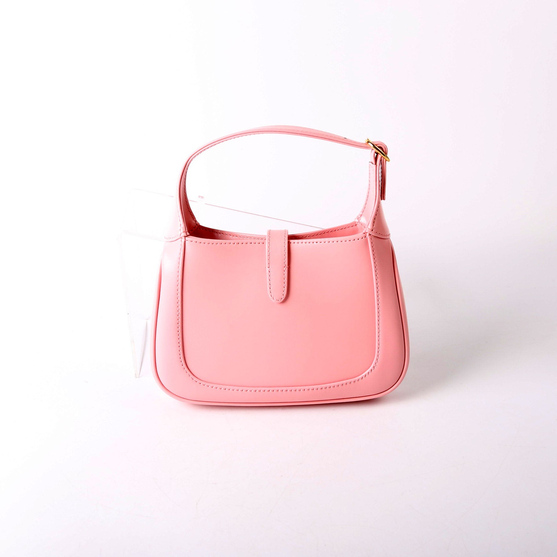 Gucci 637091 Jackie 1961 Mini Hobo Leather Pink
