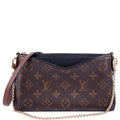 Louis Vuitton Pallas Clutch Monogram Brown/Black