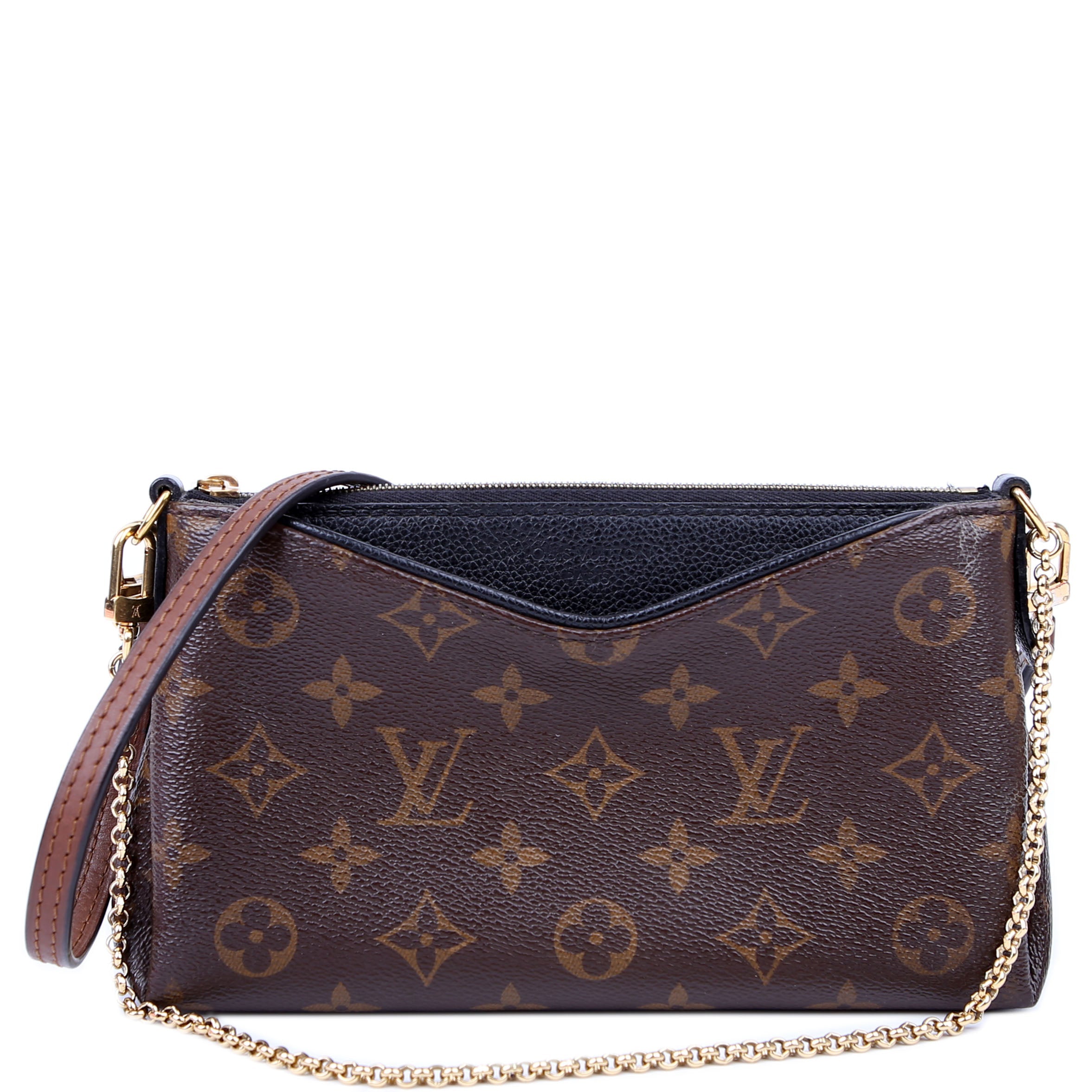 Louis Vuitton Pallas Clutch Monogram Brown/Black