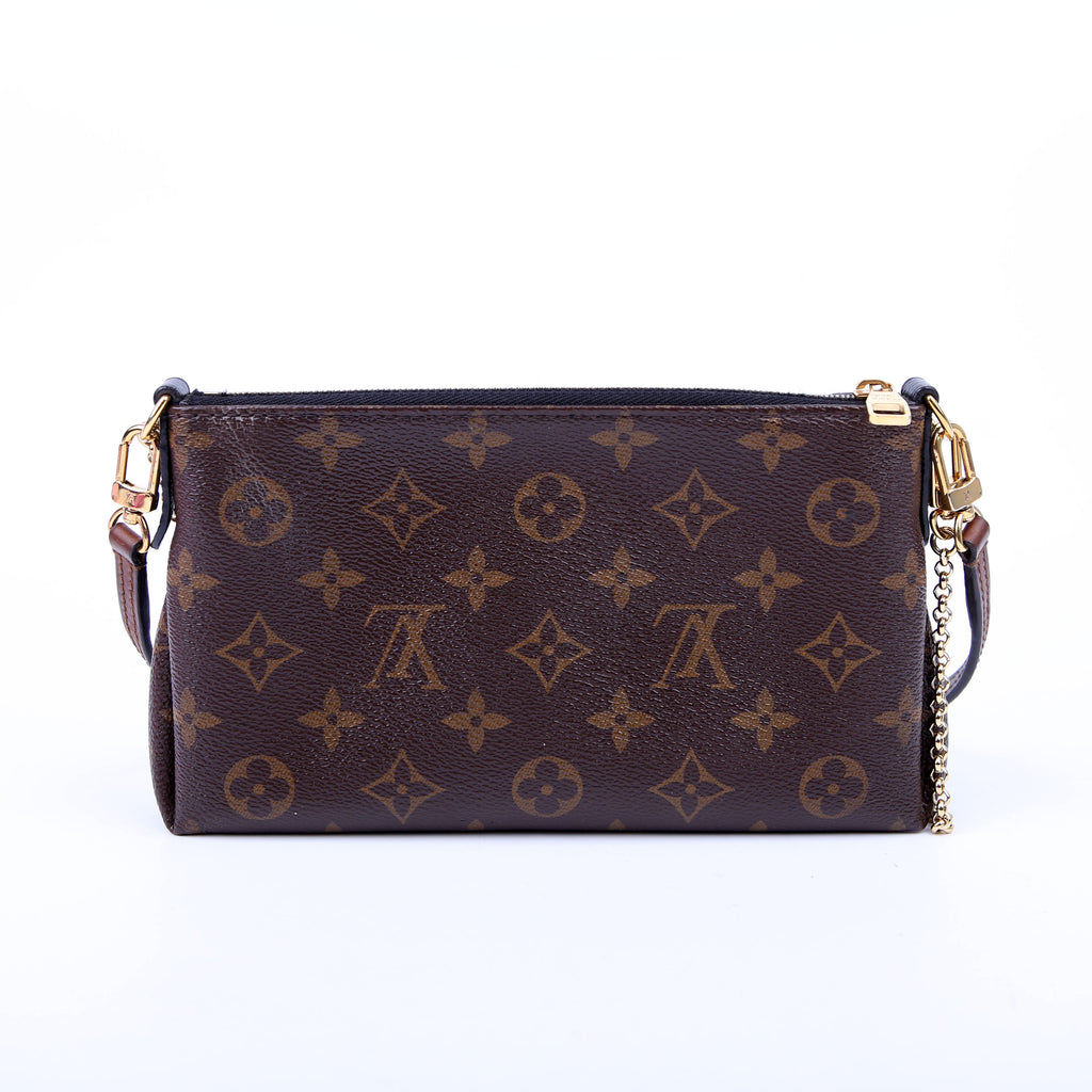 Louis Vuitton Pallas Clutch Monogram Brown/Black