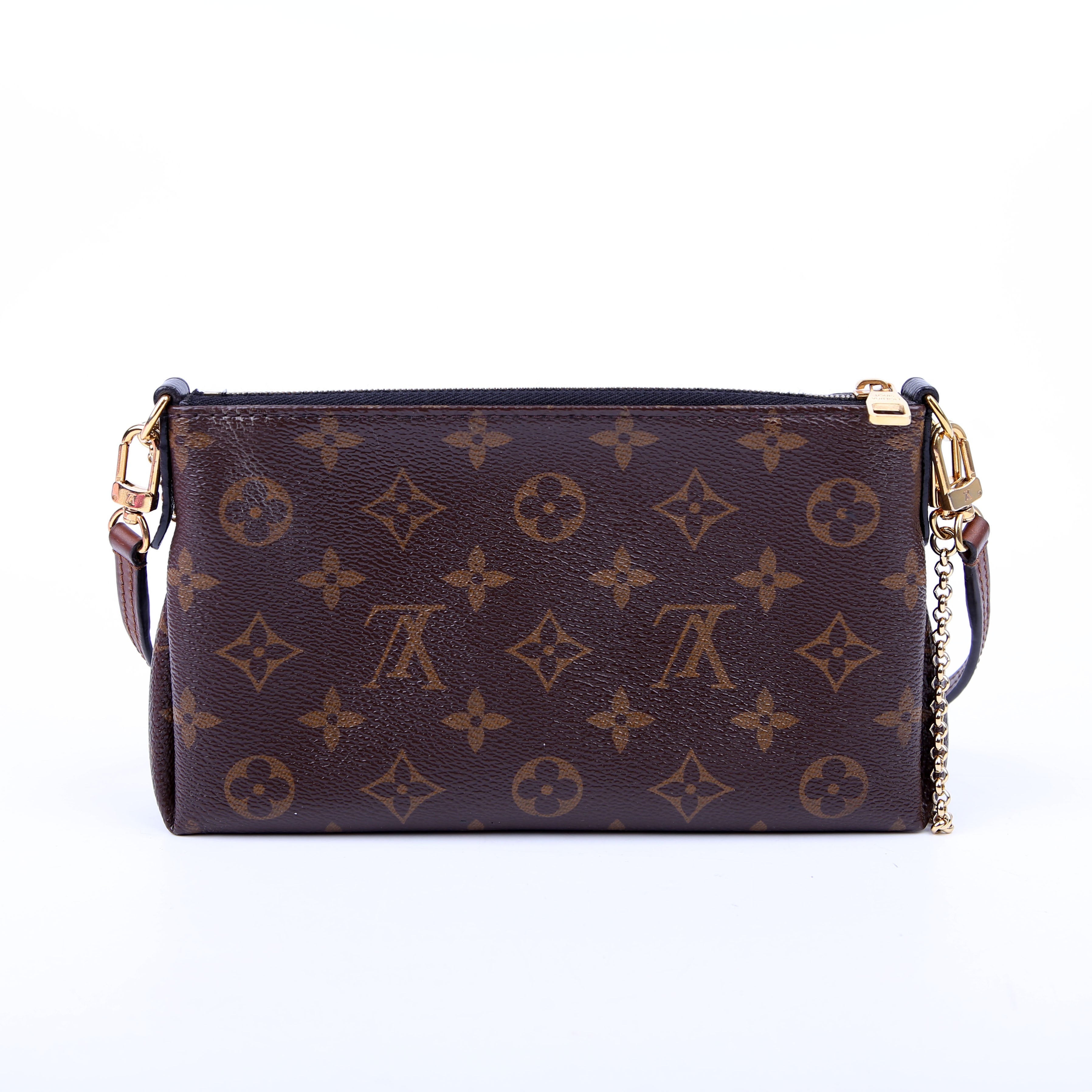 Louis Vuitton Pallas Clutch Monogram Brown/Black