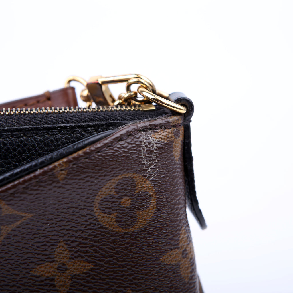 Louis Vuitton Pallas Clutch Monogram Brown/Black