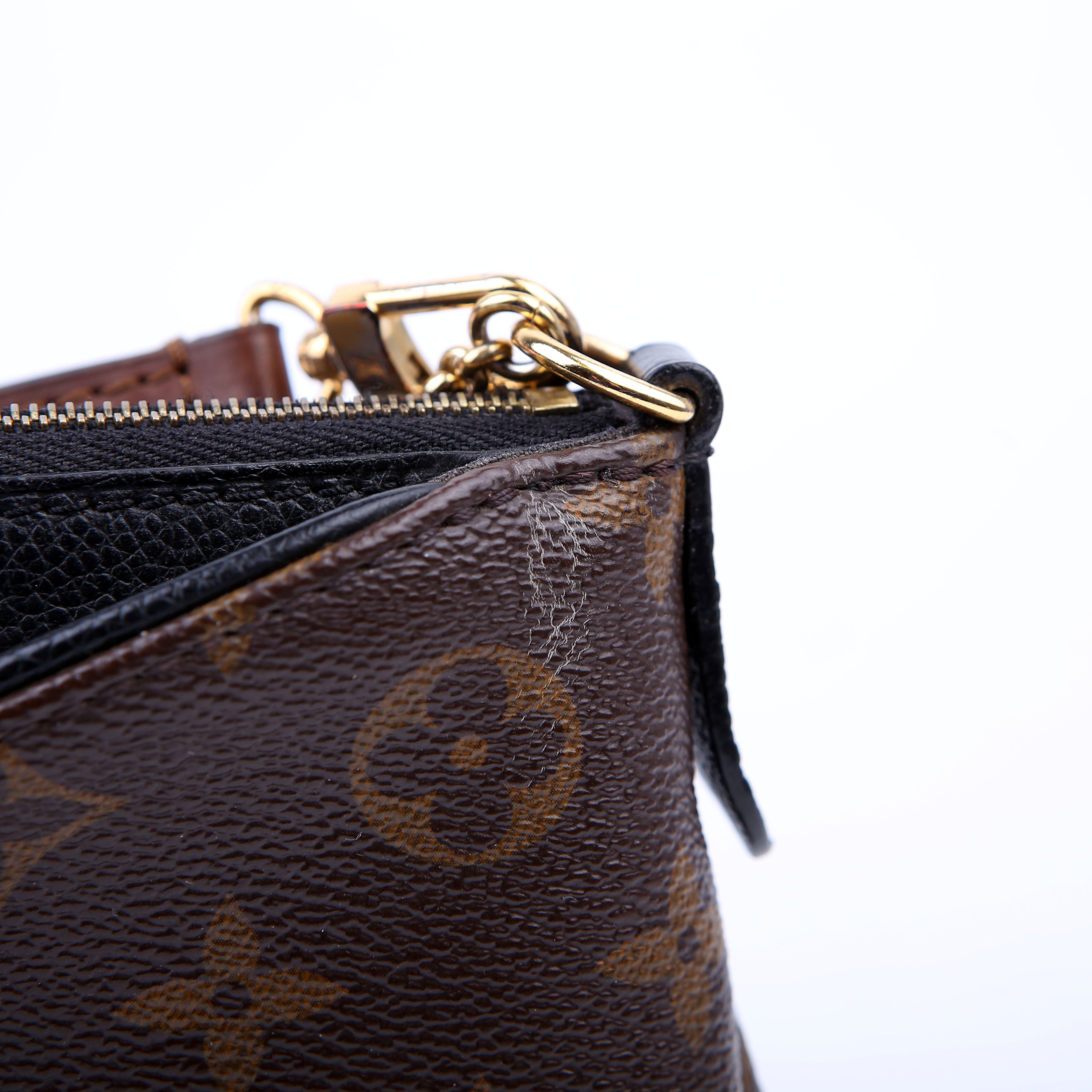 Louis Vuitton Pallas Clutch Monogram Brown/Black