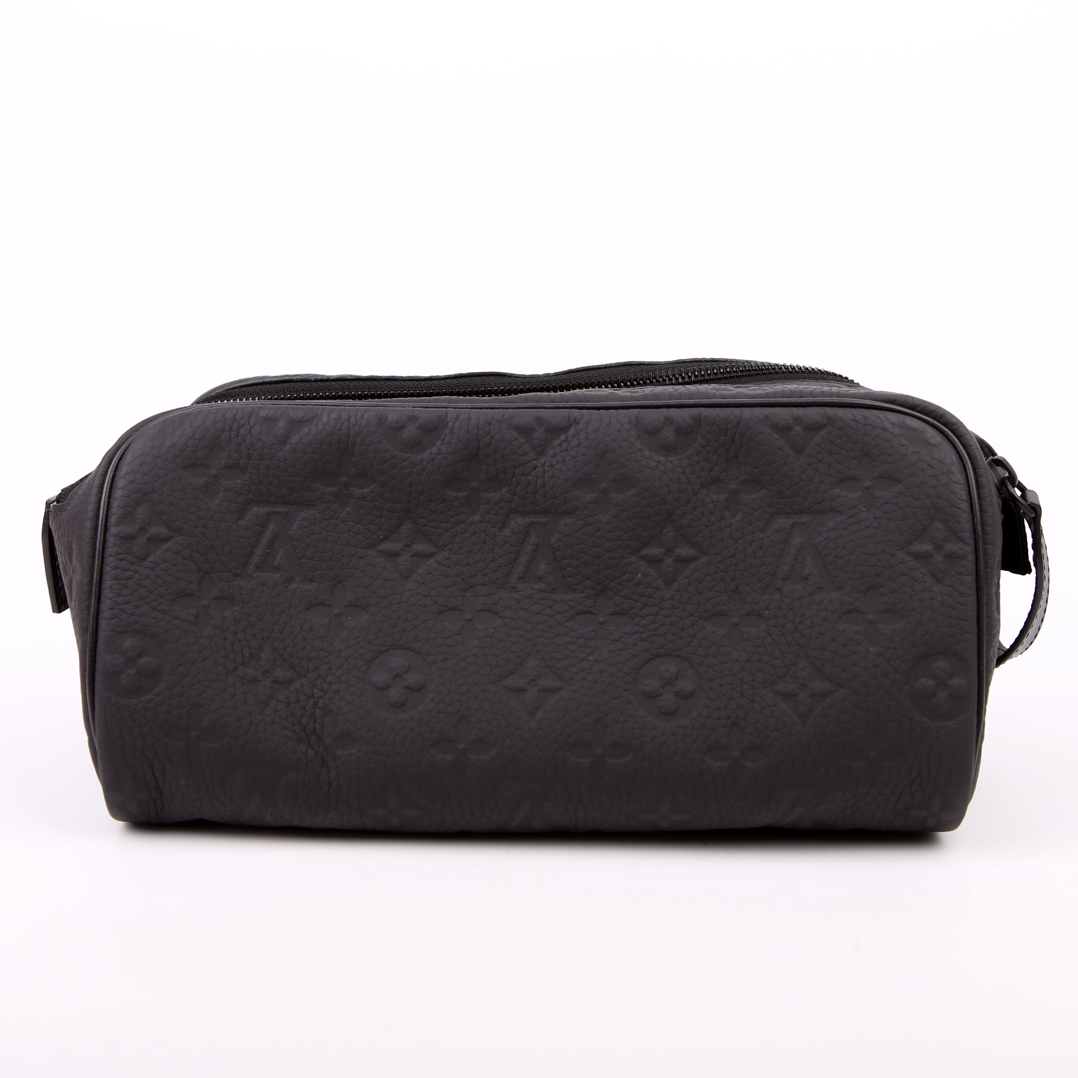 Louis Vuitton Dopp Kit Toilet Pouch Taurillion Black