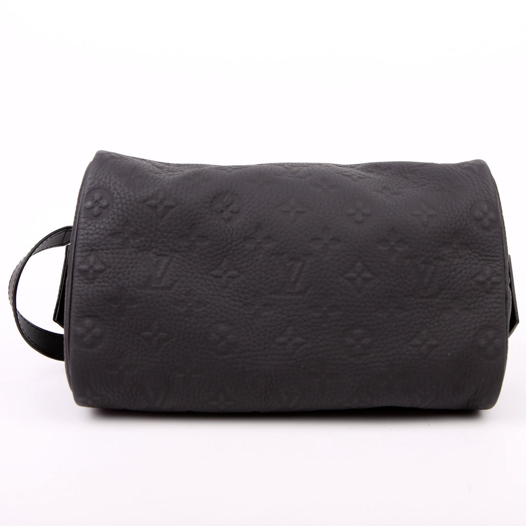 Louis Vuitton Dopp Kit Toilet Pouch Taurillion Black