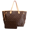 Louis Vuitton Neverfull With Wallet GM Monogram Beige