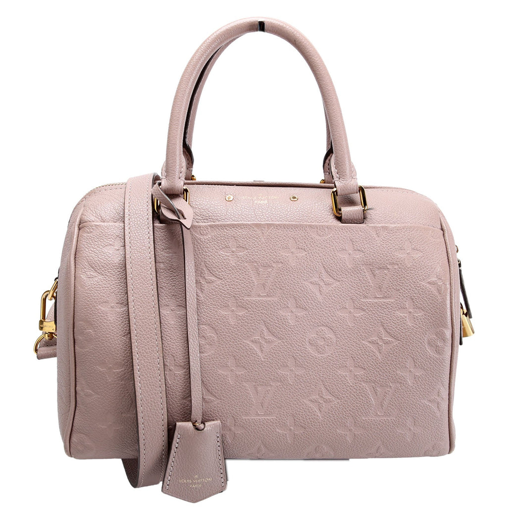 Louis Vuitton Speedy 25 Bandouliere Empreinte NM Taupe