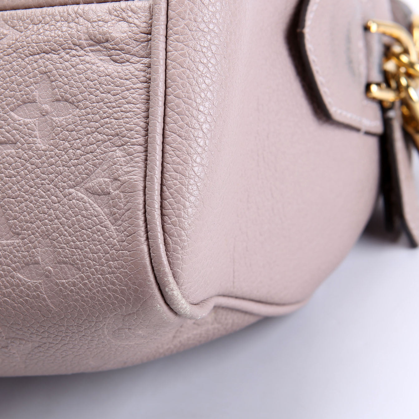 Louis Vuitton Speedy 25 Bandouliere Empreinte NM Taupe