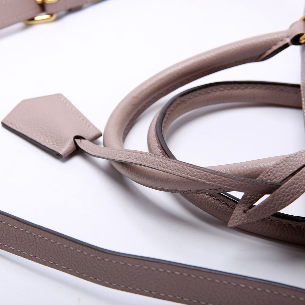 Louis Vuitton Speedy 25 Bandouliere Empreinte NM Taupe