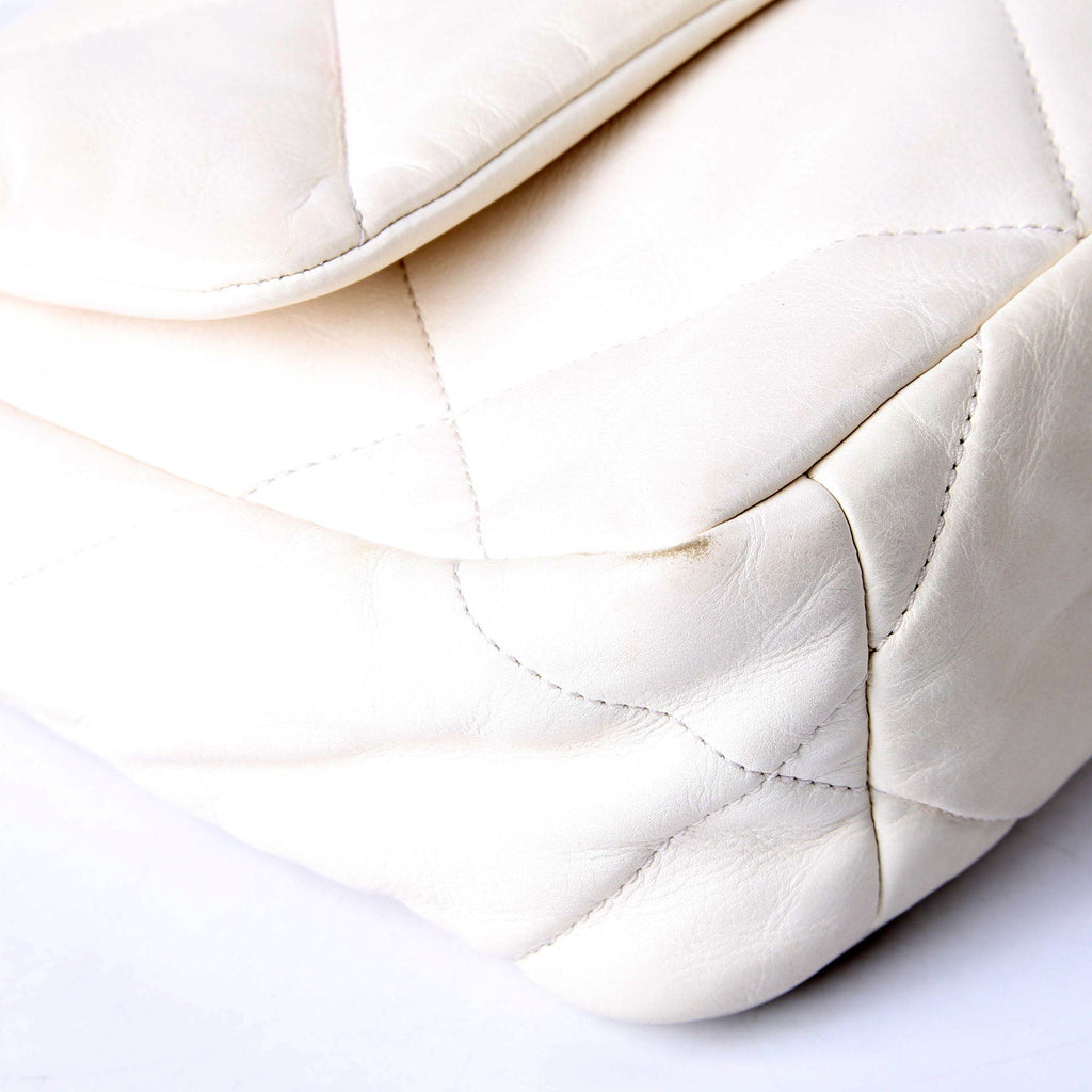 Chanel Quilted Lambskin 19 Small Flap RFID White