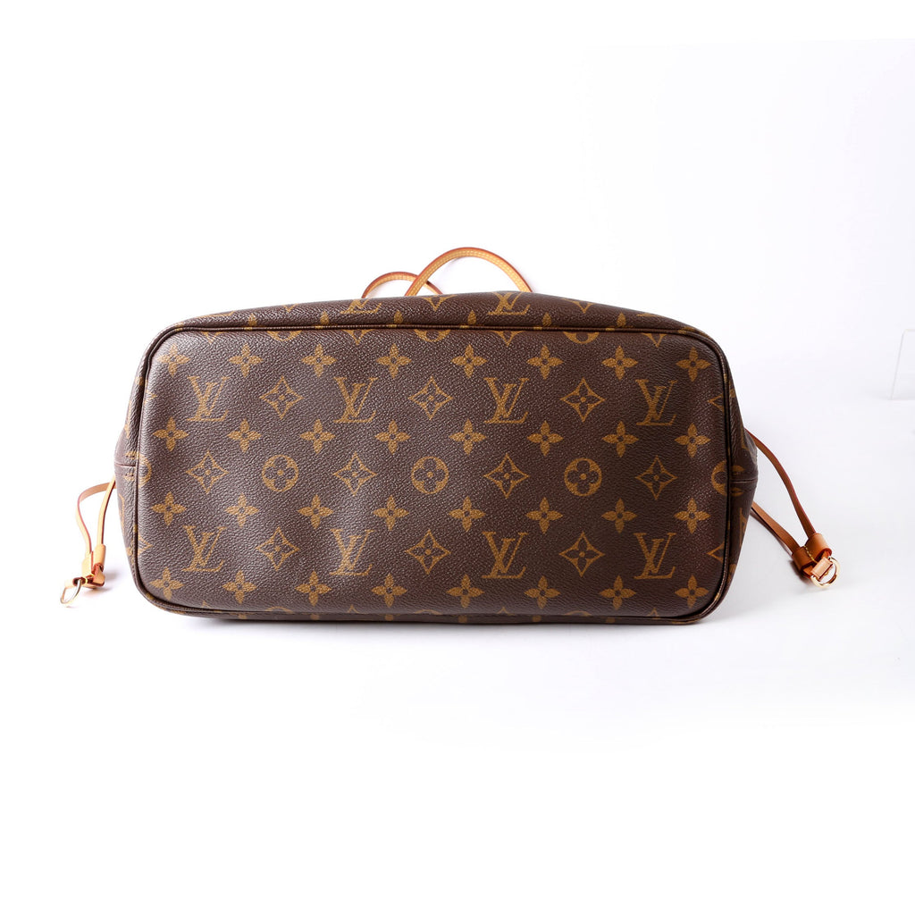 Louis Vuitton Neverfull With Wallet MM Monogram