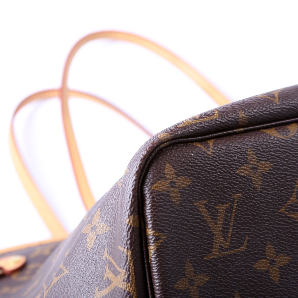 Louis Vuitton Neverfull With Wallet MM Monogram