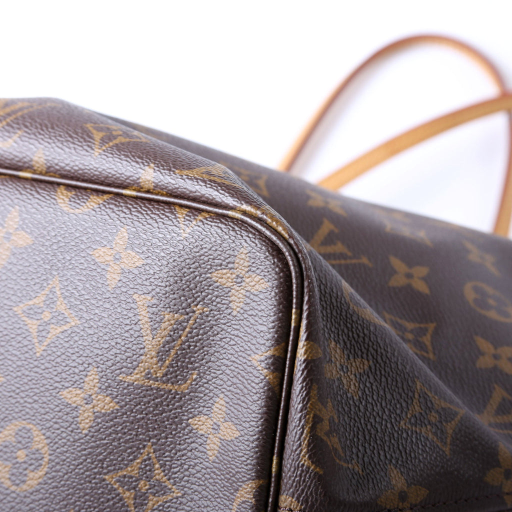 Louis Vuitton Neverfull With Wallet MM Monogram