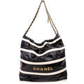 Chanel Chanel 22 Quilted Small Hobo RFID Black/White