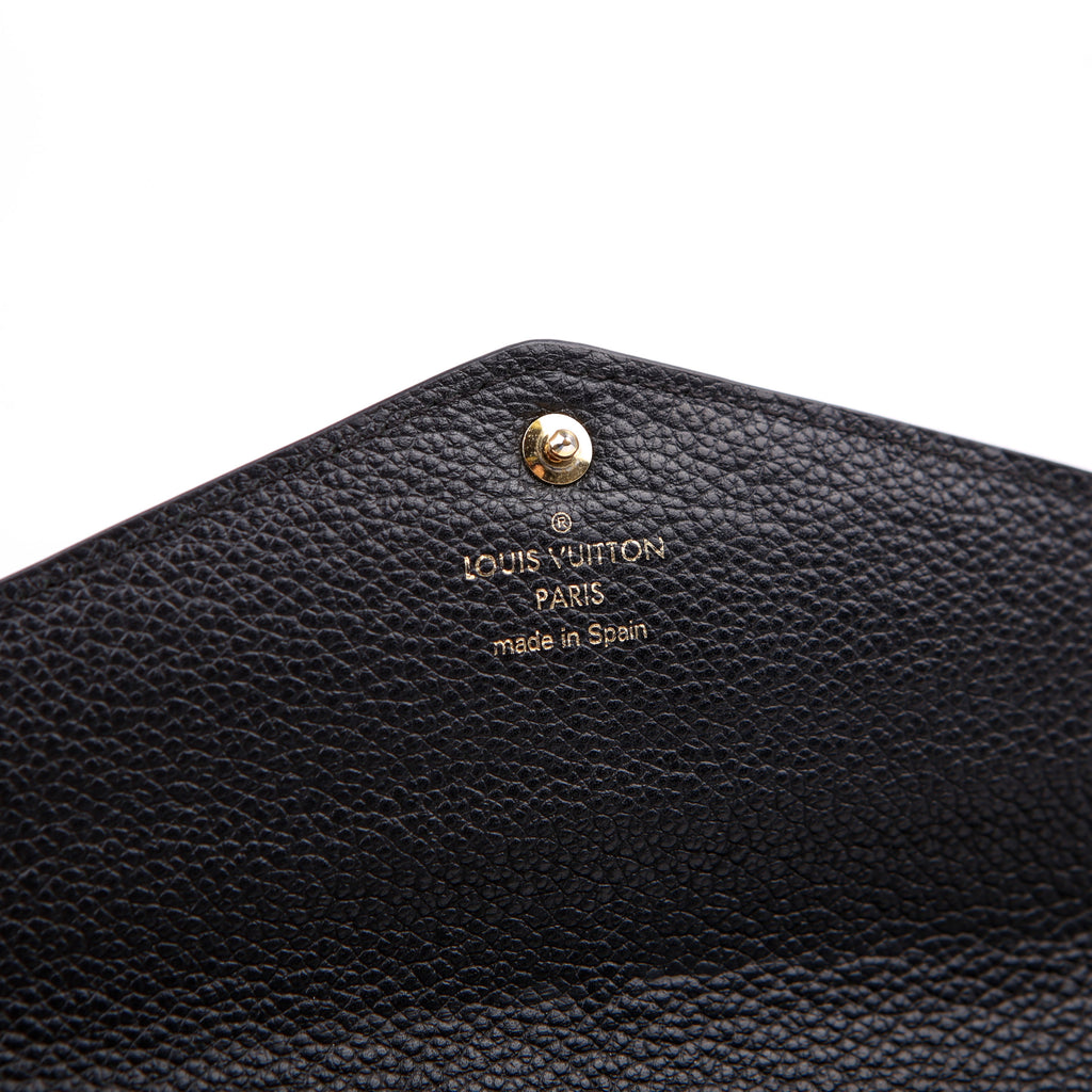 Louis Vuitton Sarah wallet Empreinte Black