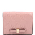 Gucci 406924 Guccisima Card Holder Pink