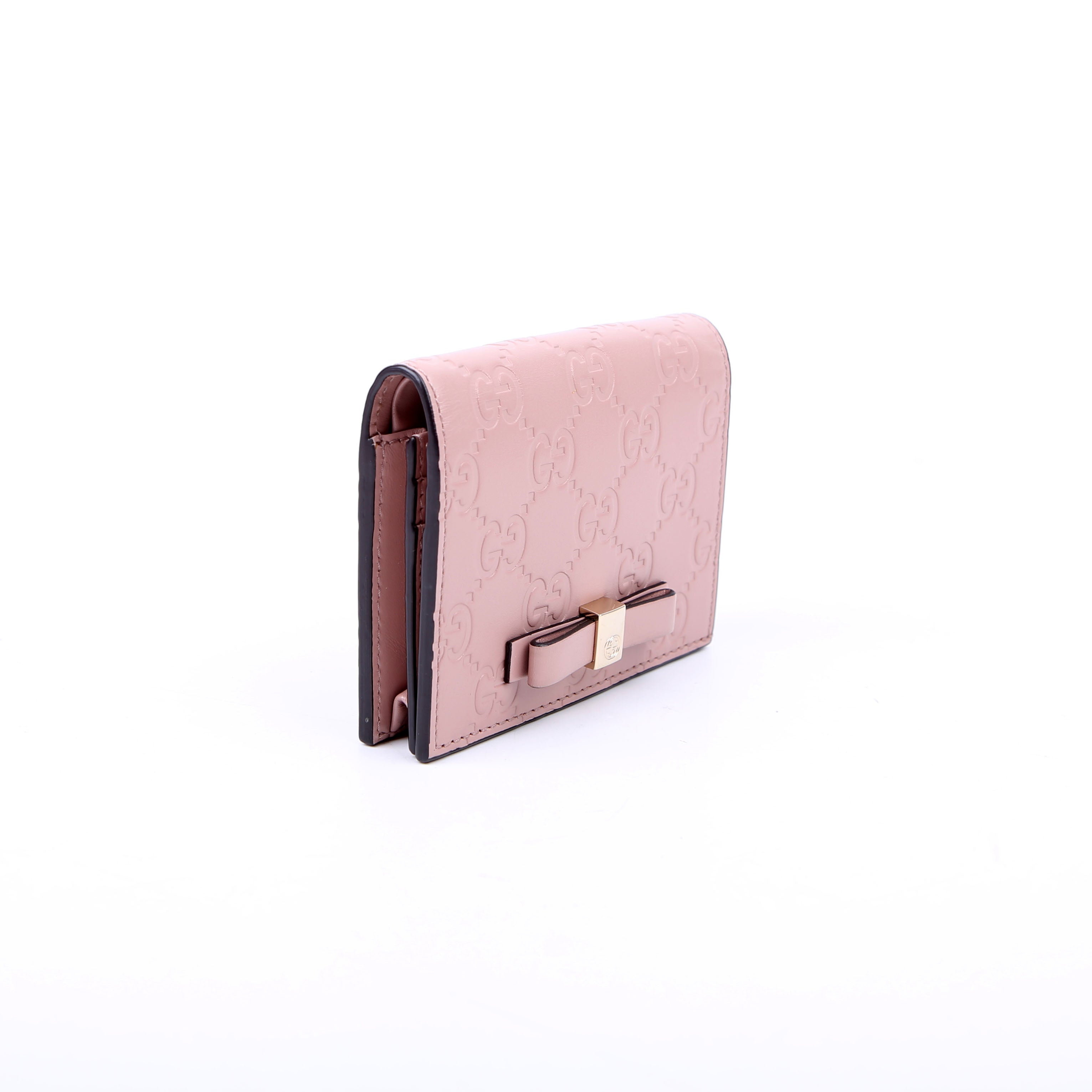 Gucci 406924 Guccisima Card Holder Pink