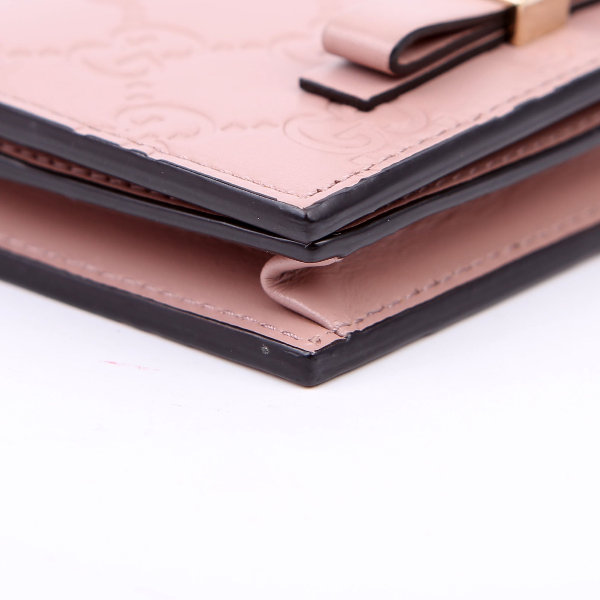 Gucci 406924 Guccisima Card Holder Pink