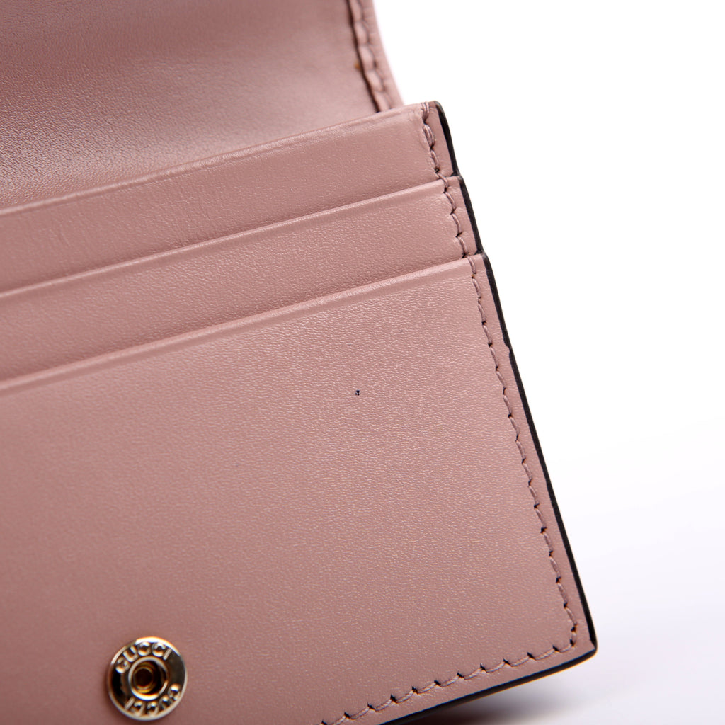 Gucci 406924 Guccisima Card Holder Pink