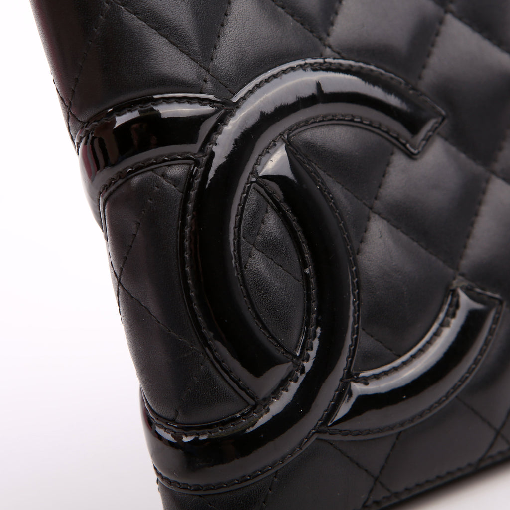 Chanel Cambon Ligne Zip Around Organizer Wallet Black