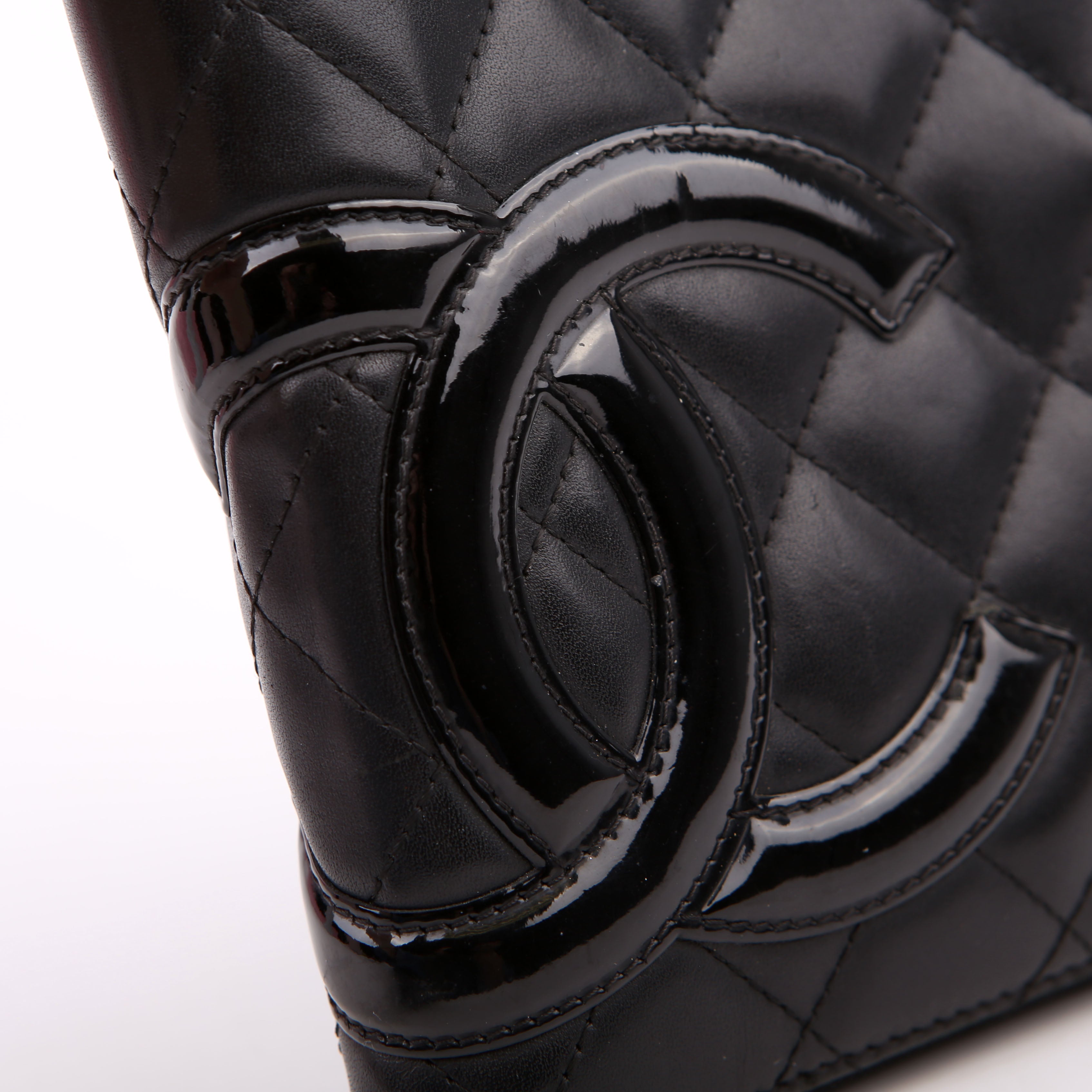 Chanel Cambon Ligne Zip Around Organizer Wallet Black
