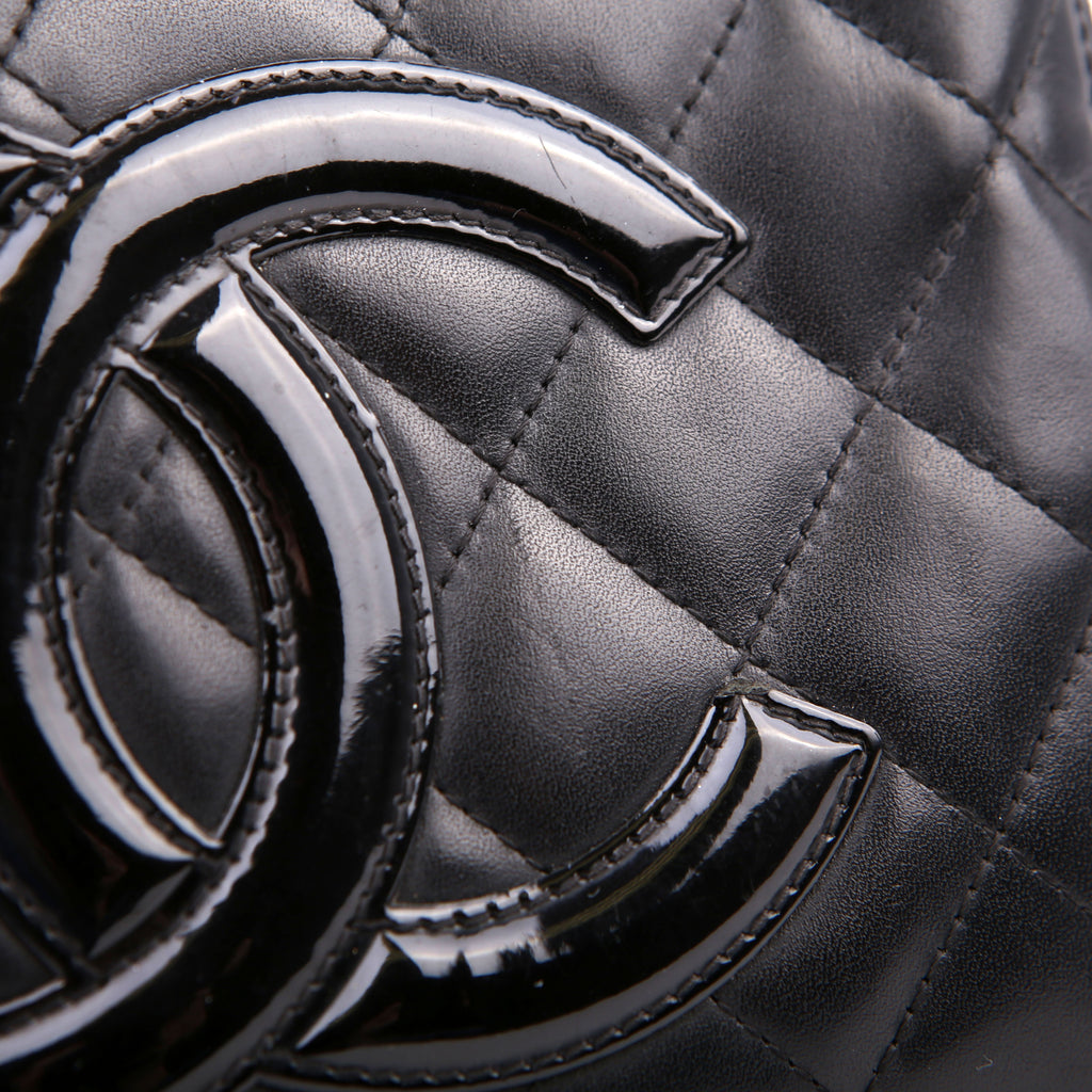 Chanel Cambon Ligne Zip Around Organizer Wallet Black