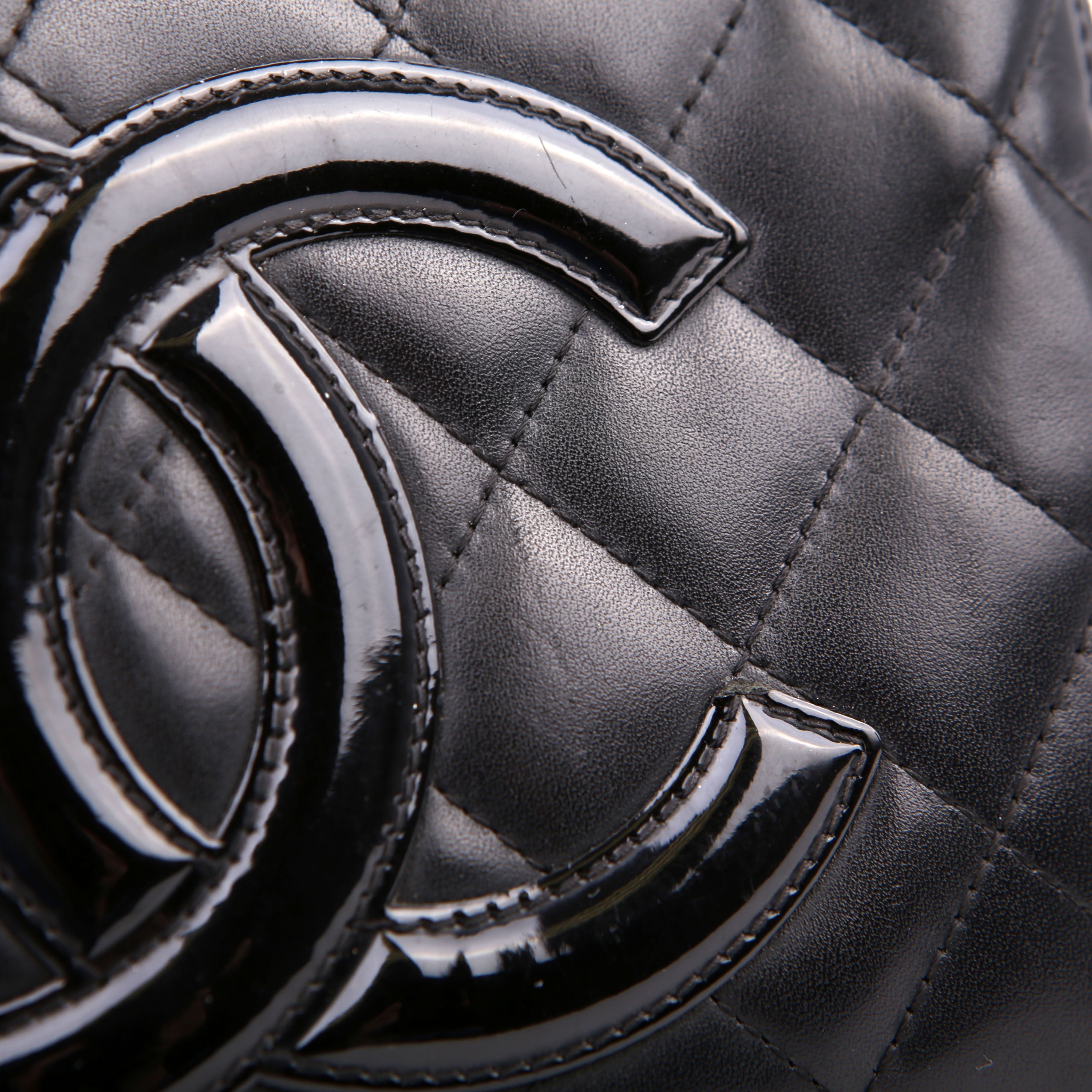Chanel Cambon Ligne Zip Around Organizer Wallet Black