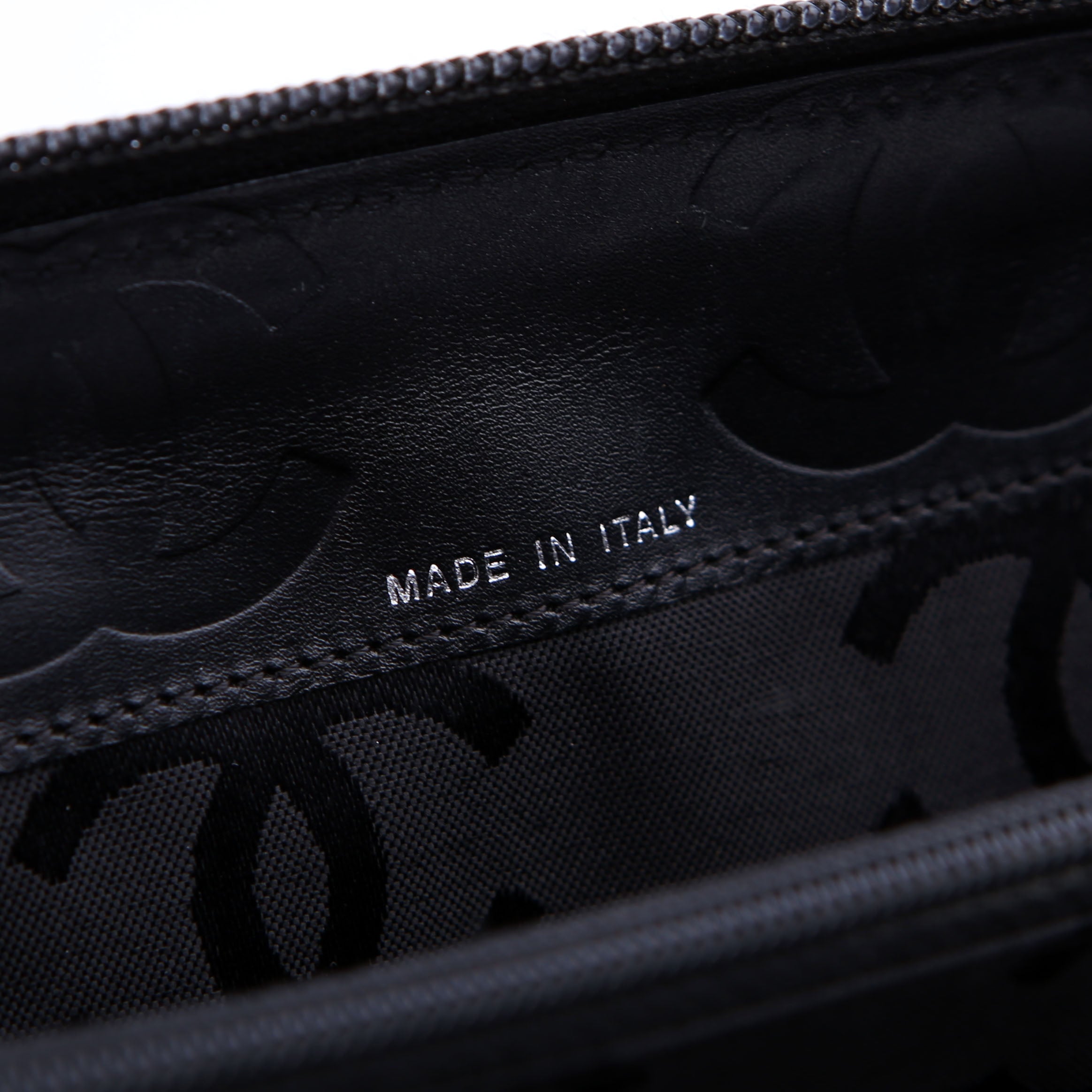 Chanel Cambon Ligne Zip Around Organizer Wallet Black