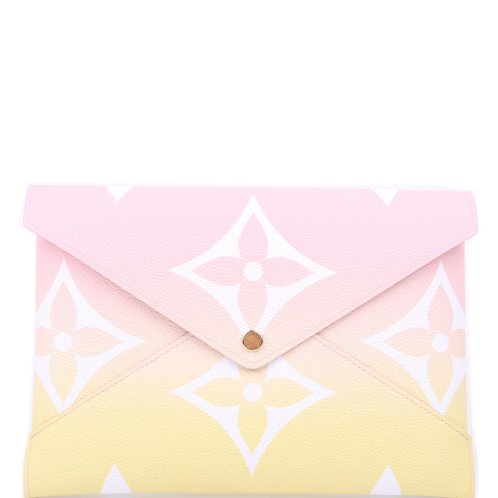 Louis Vuitton Kirigami Pouch Large By the Pool Pink/Yellow