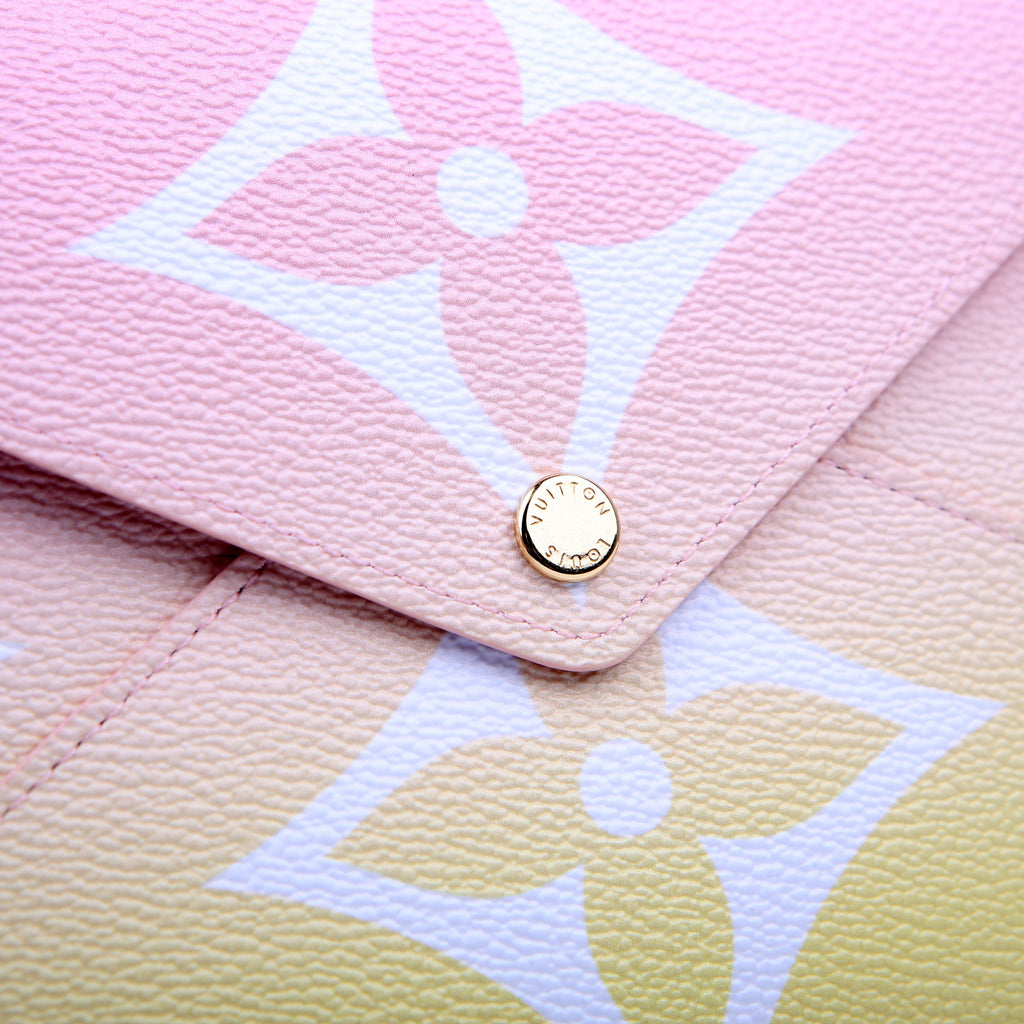 Louis Vuitton Kirigami Pouch Large By the Pool Pink/Yellow