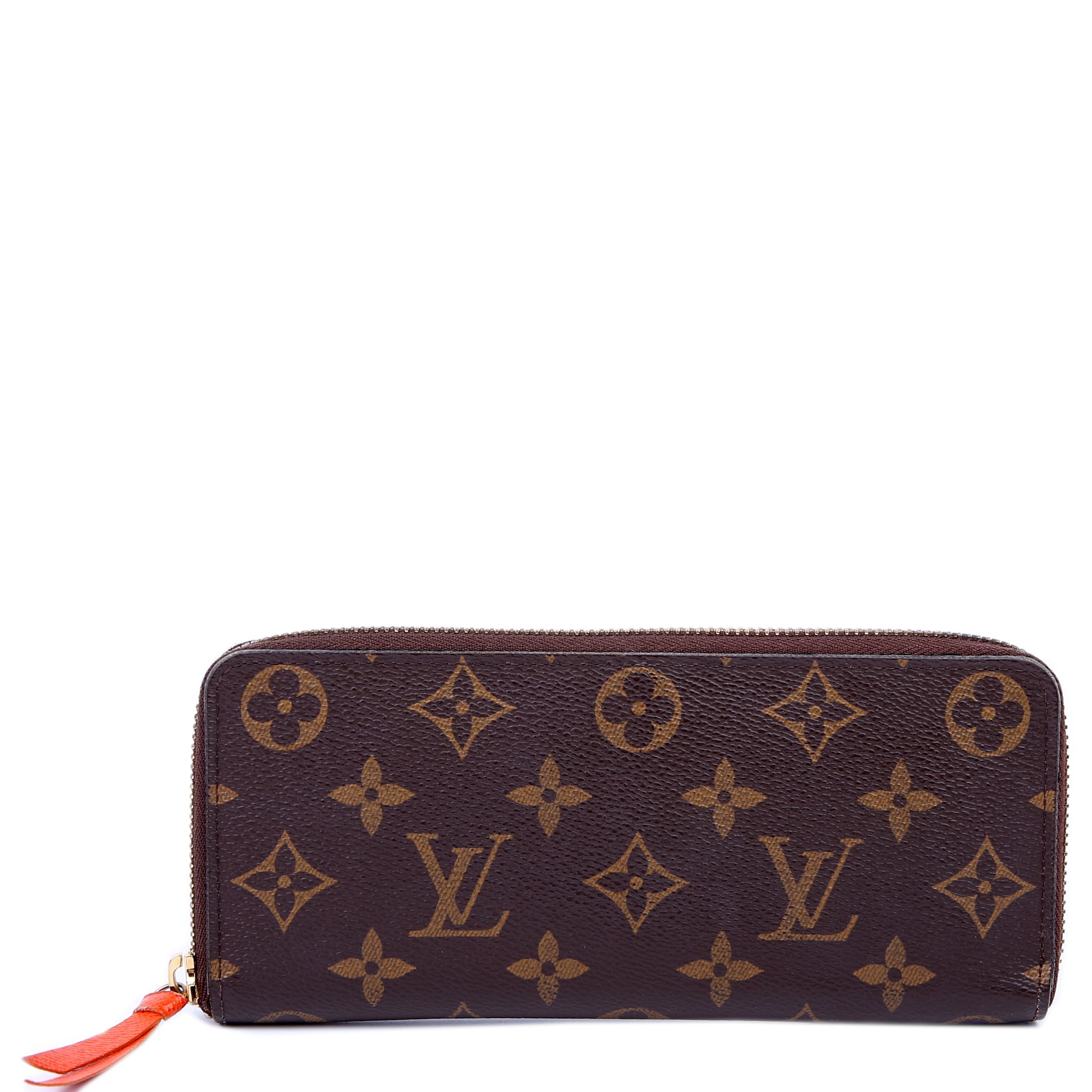 Louis Vuitton Clemence Wallet Monogram Orange