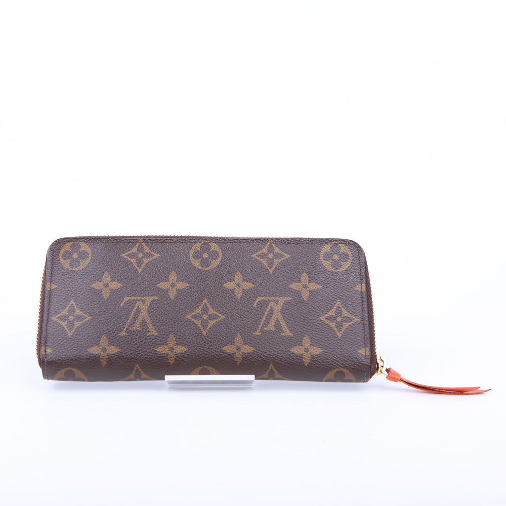 Louis Vuitton Clemence Wallet Monogram Orange