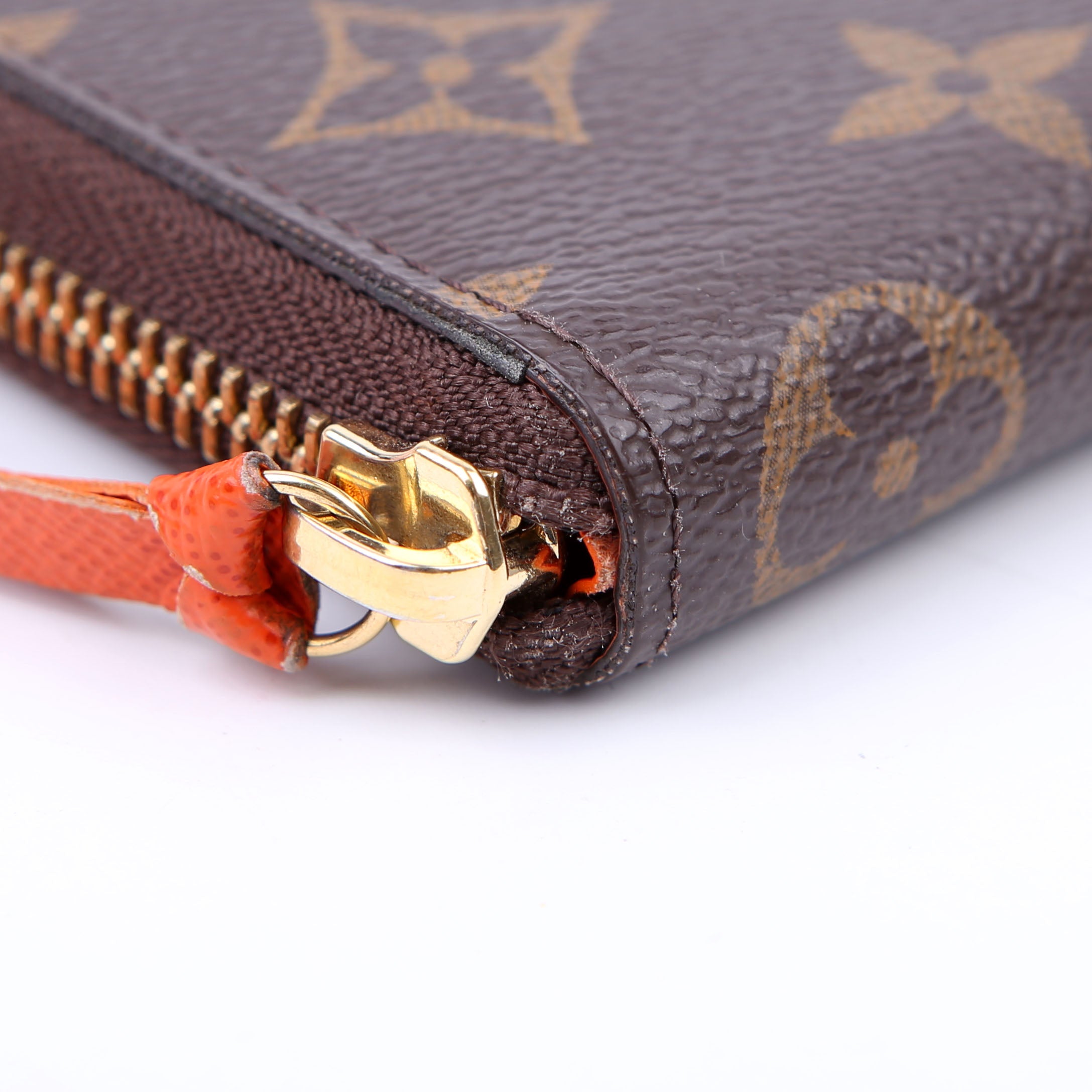 Louis Vuitton Clemence Wallet Monogram Orange